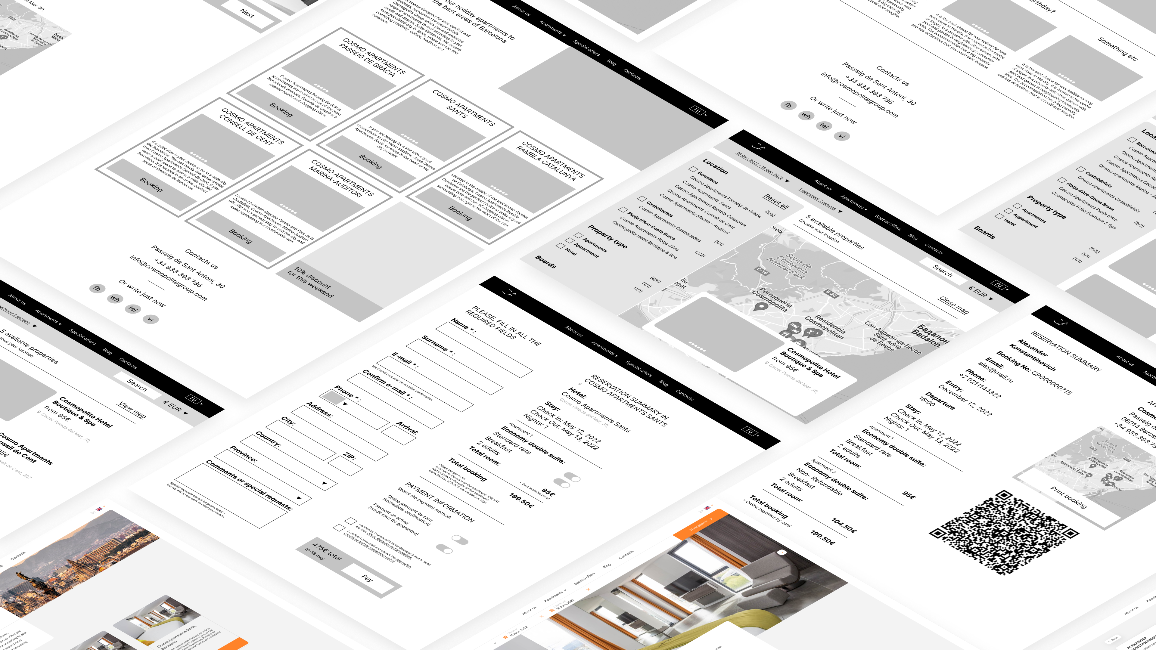 Разработка сайта бронирования | Проект для bigcreation.ru — Изображение №7 — Интерфейсы, Брендинг на Dprofile