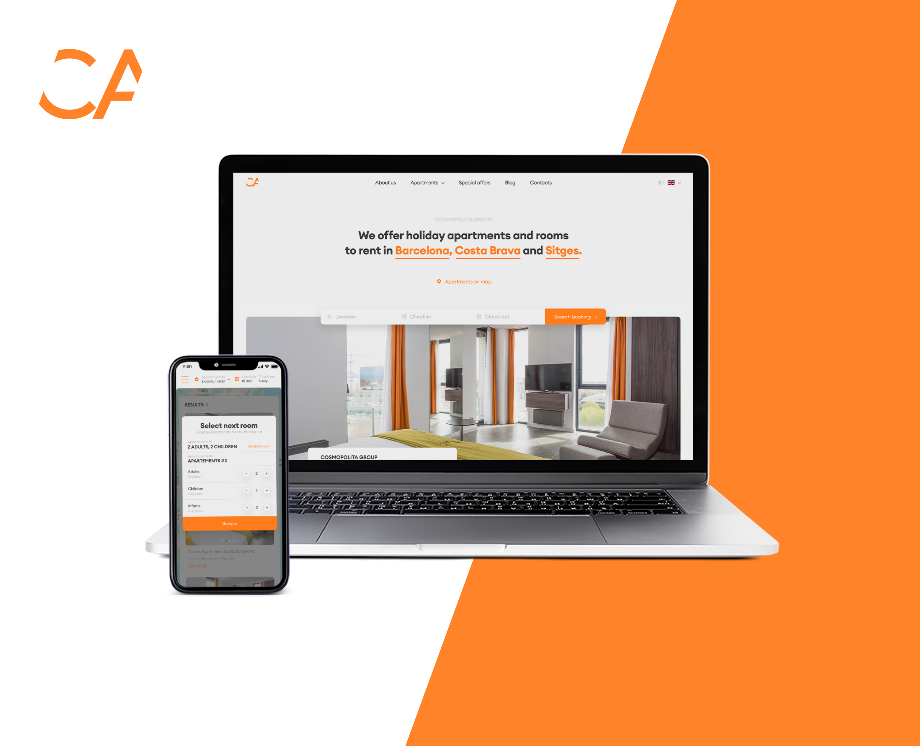 Разработка сайта бронирования | Проект для bigcreation.ru — Интерфейсы, Брендинг на Dprofile