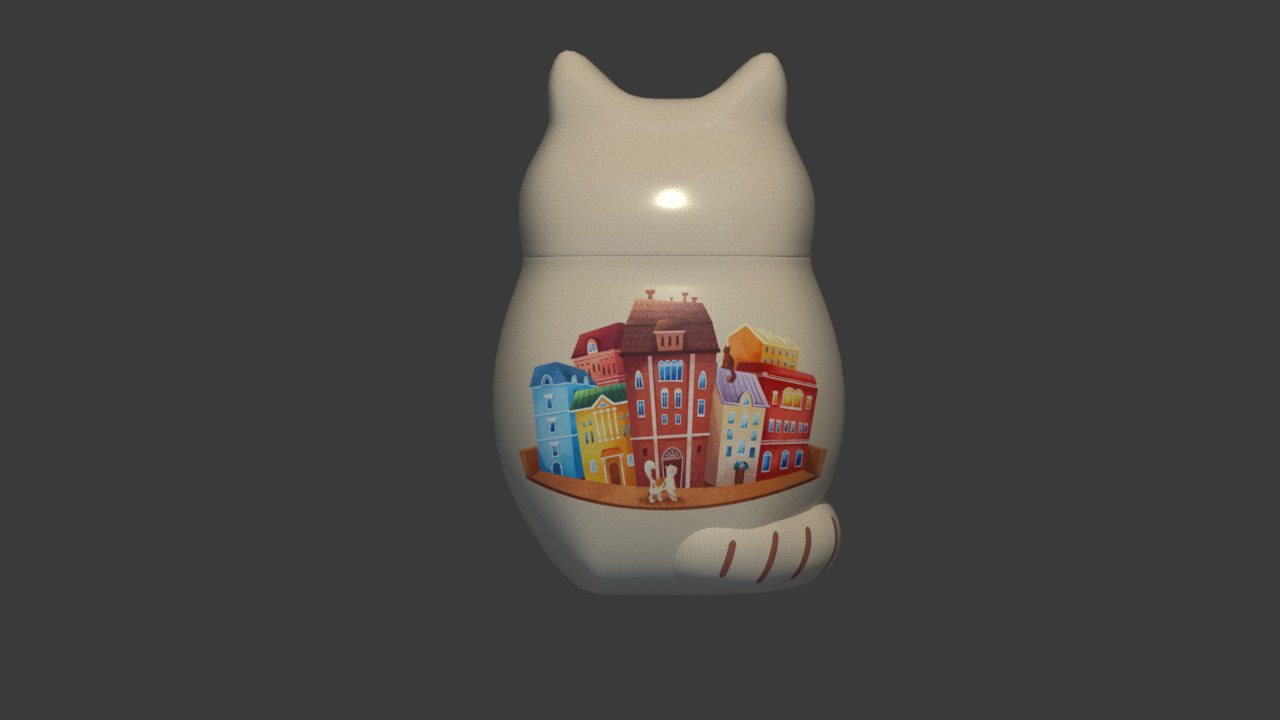teapot cat, tea-meow — Изображение №7 — Иллюстрация на Dprofile