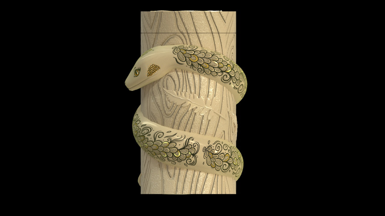 snake teapot — Изображение №3 — Иллюстрация на Dprofile