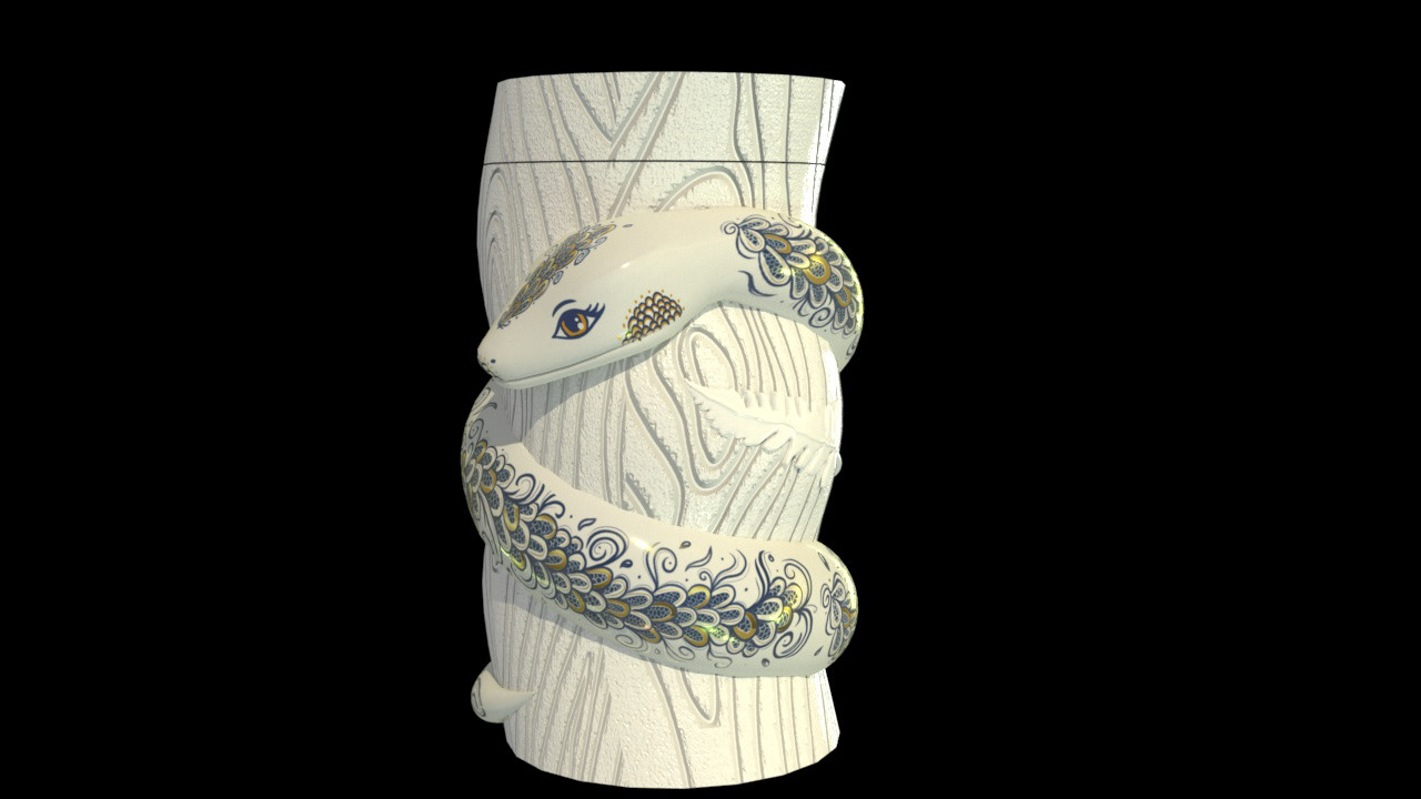 snake teapot — Изображение №1 — Иллюстрация на Dprofile