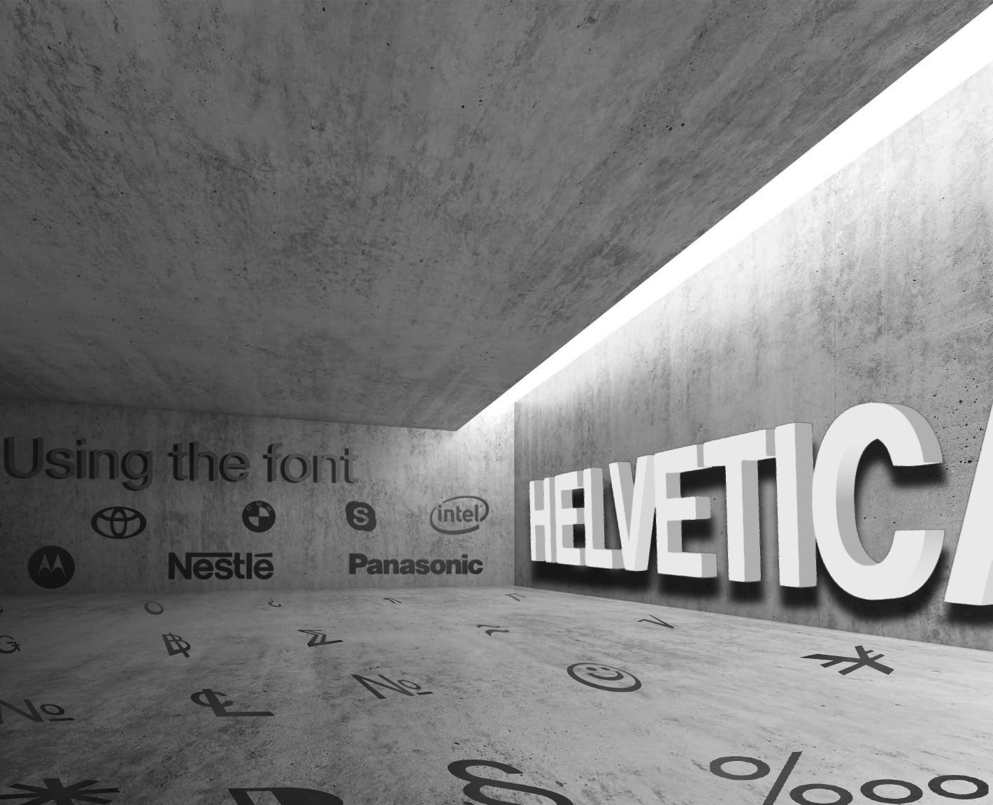 Helvetica — Графика на Dprofile