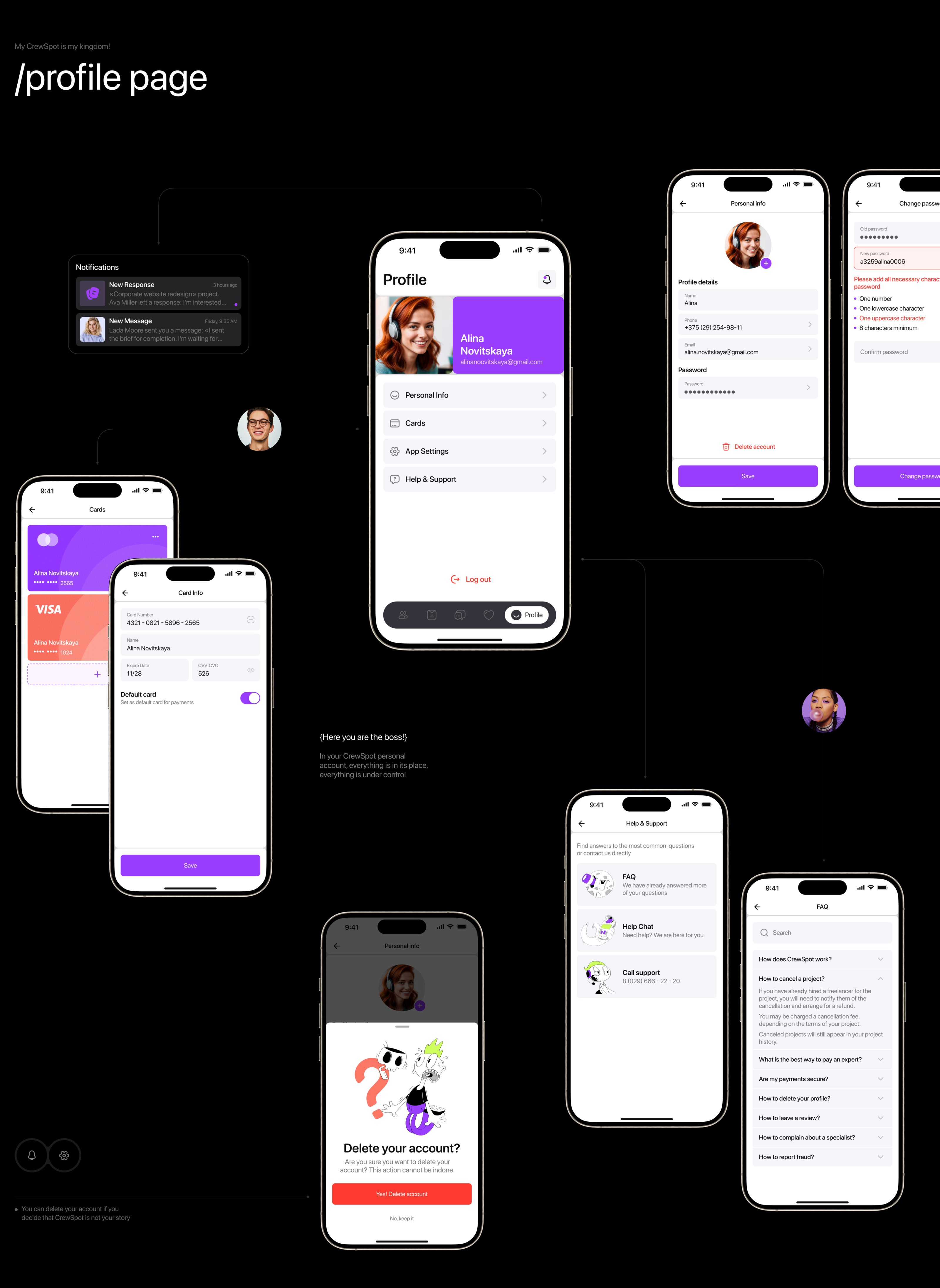 CrewSpot | Mobile App — Изображение №14 — Интерфейсы на Dprofile