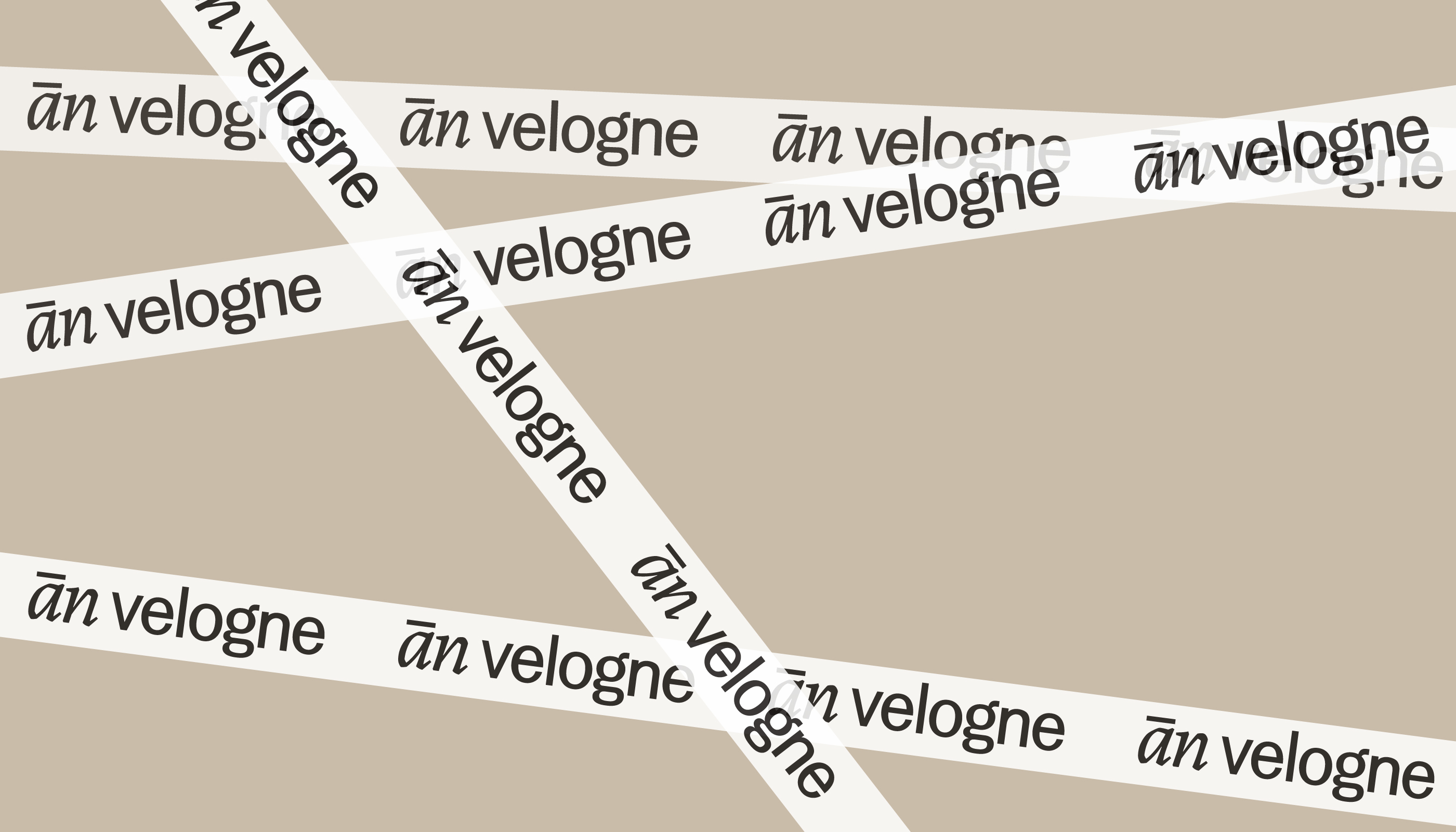 ān velogne — Visual identity — Изображение №9 — Брендинг, Графика на Dprofile