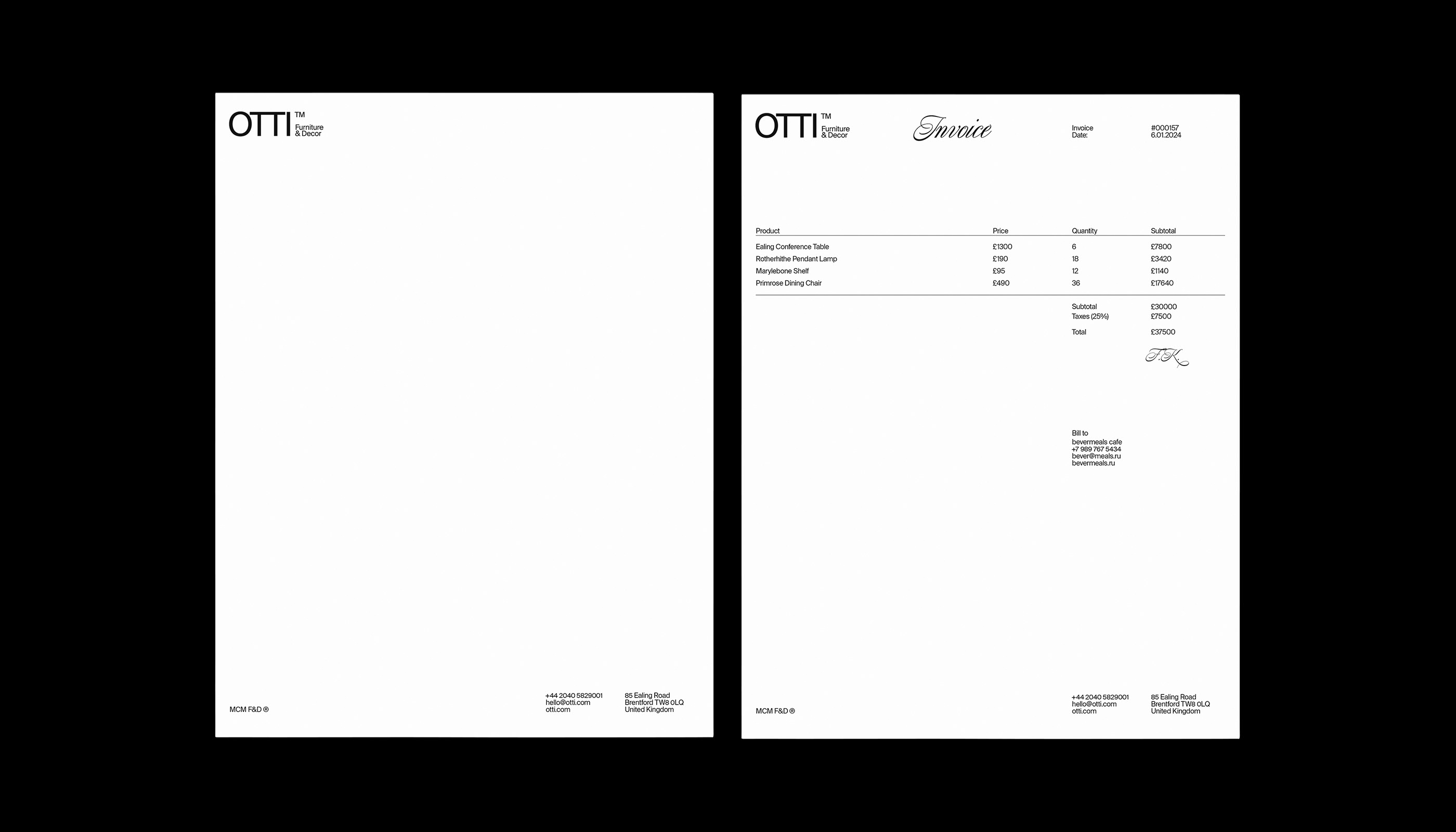 OTTI™ — Brand identity — Изображение №11 — Брендинг, Графика на Dprofile