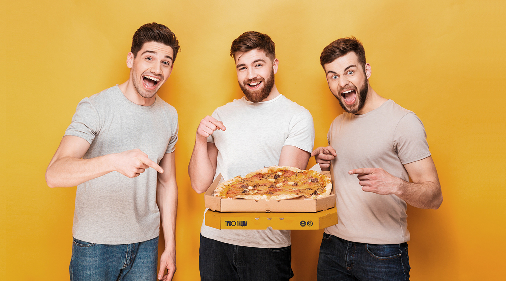 Trio pizza — Изображение №4 — Брендинг на Dprofile