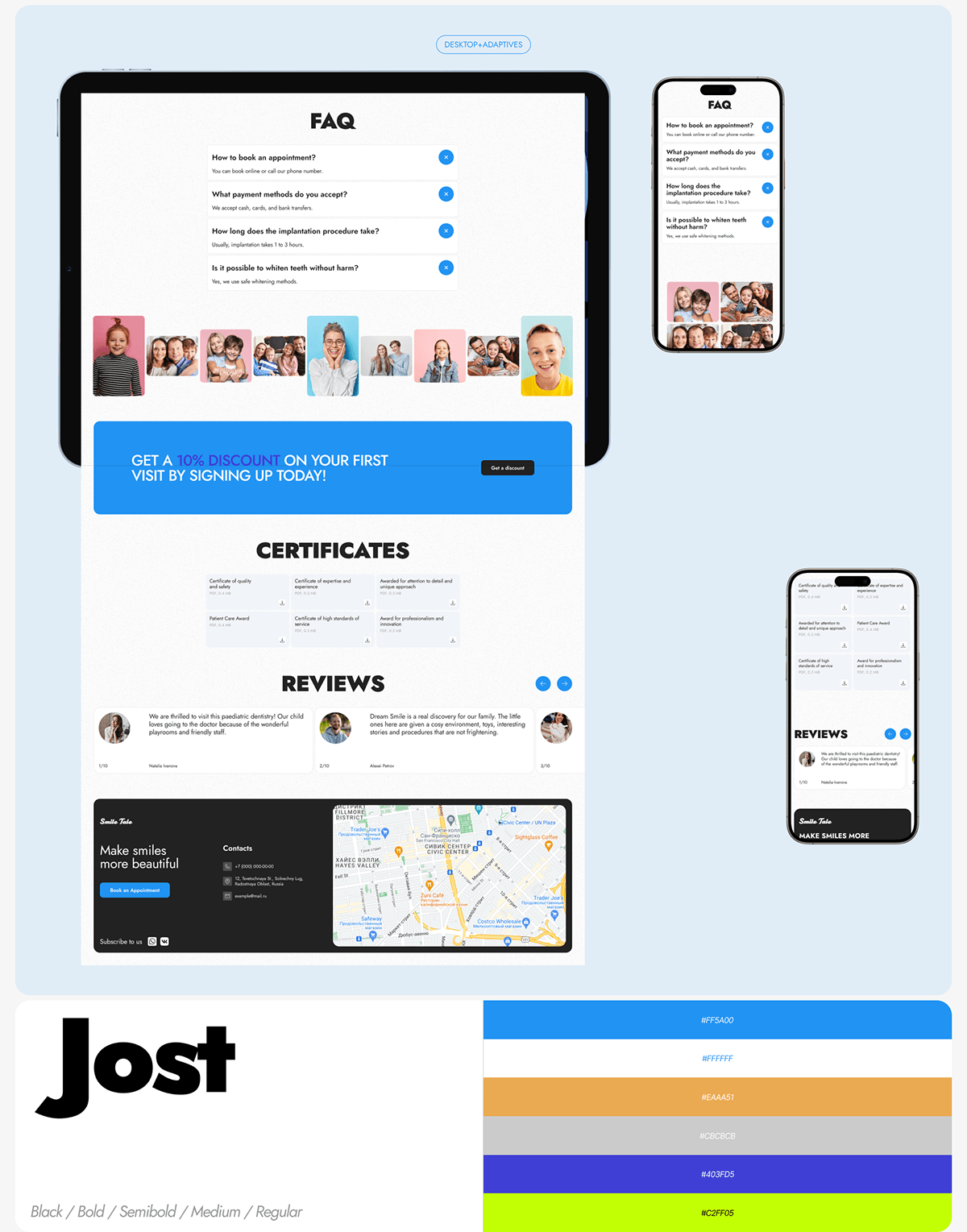 Smile Dream | Landing page — Изображение №6 — Интерфейсы на Dprofile