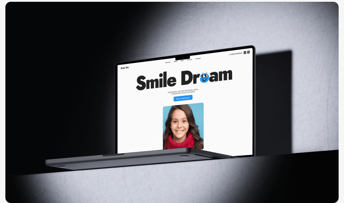 Smile Dream | Landing page — Изображение №2 — Интерфейсы на Dprofile
