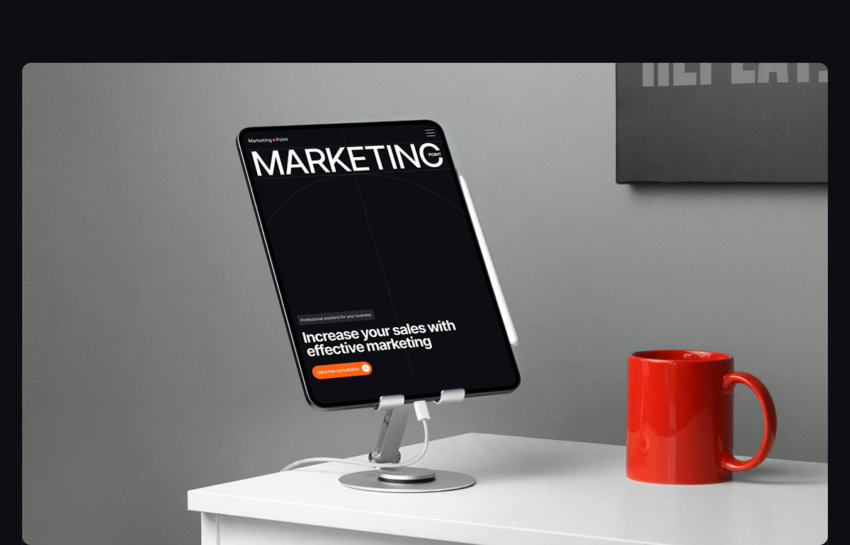 Marketing Point | Landing page — Изображение №8 — Интерфейсы на Dprofile
