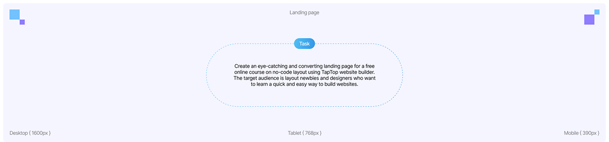 TapTop - Free Online Course | Landing page — Изображение №2 — Интерфейсы, Иллюстрация на Dprofile