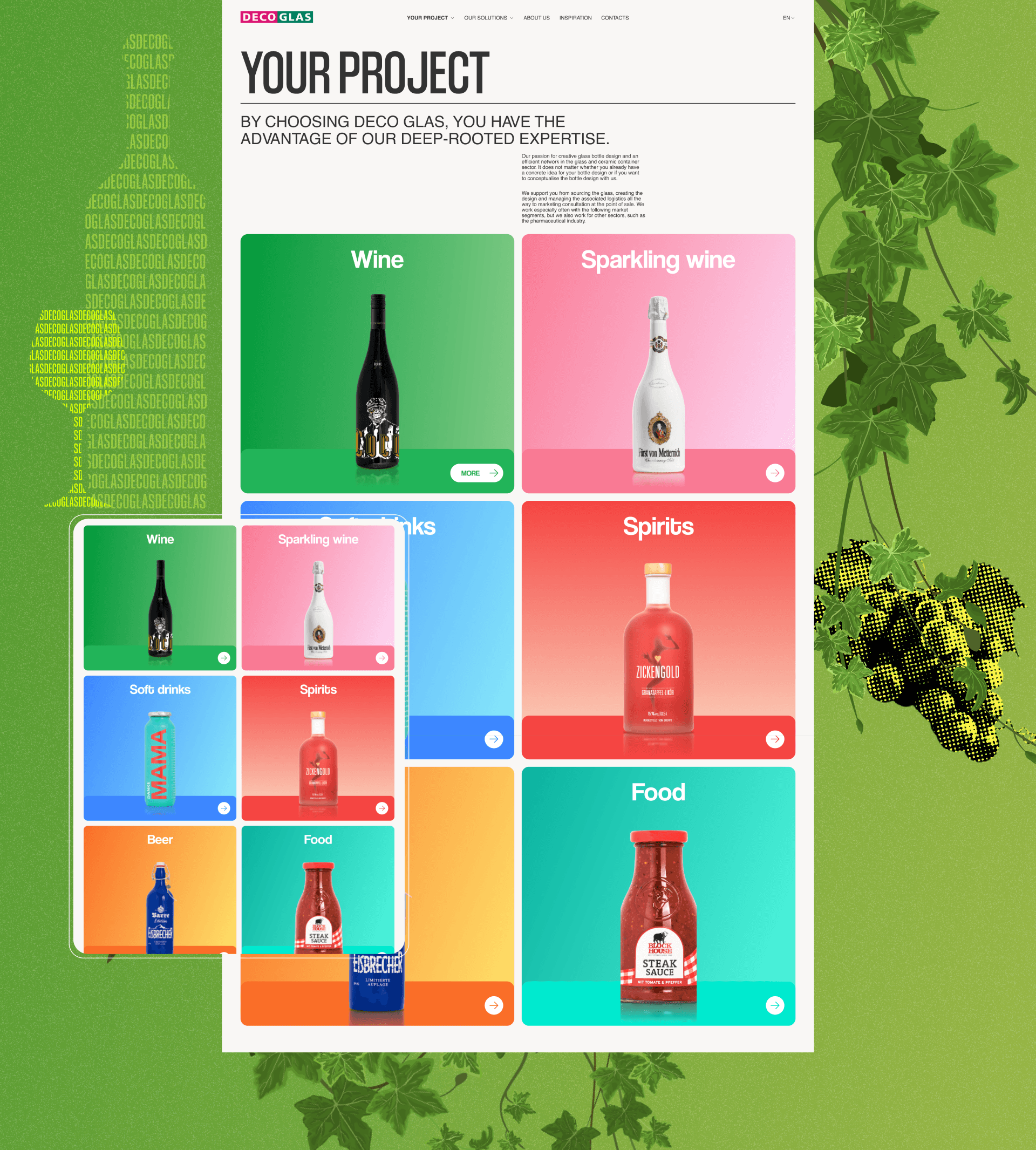 DECO GLAS | Corporate website redesign — Изображение №5 — Интерфейсы на Dprofile