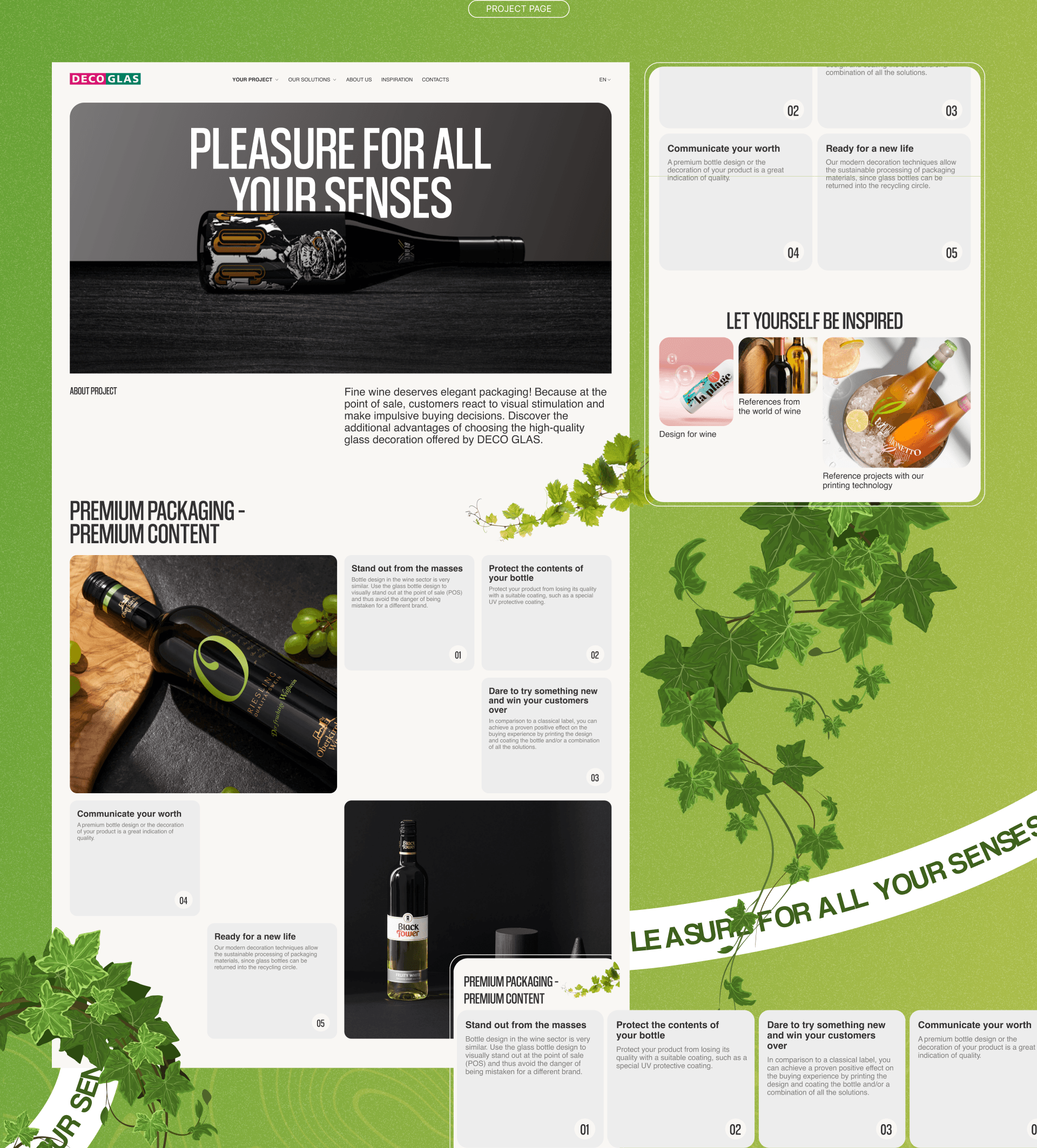 DECO GLAS | Corporate website redesign — Изображение №7 — Интерфейсы на Dprofile