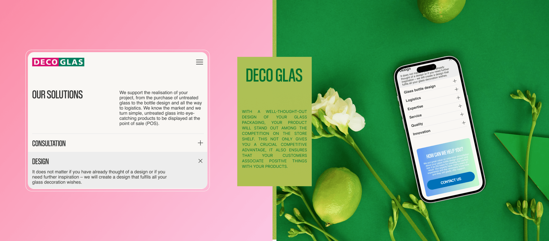 DECO GLAS | Corporate website redesign — Изображение №9 — Интерфейсы на Dprofile
