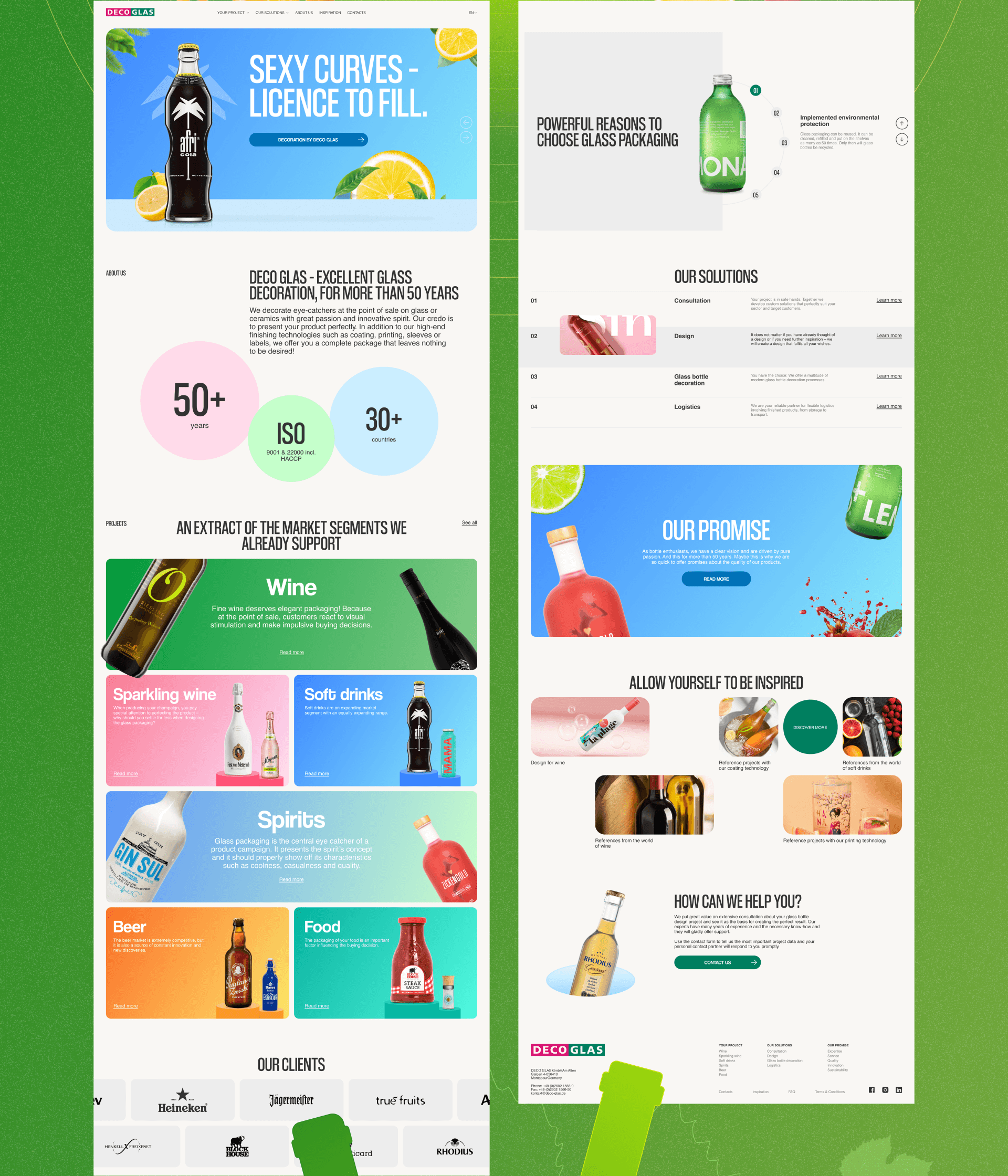 DECO GLAS | Corporate website redesign — Изображение №2 — Интерфейсы на Dprofile