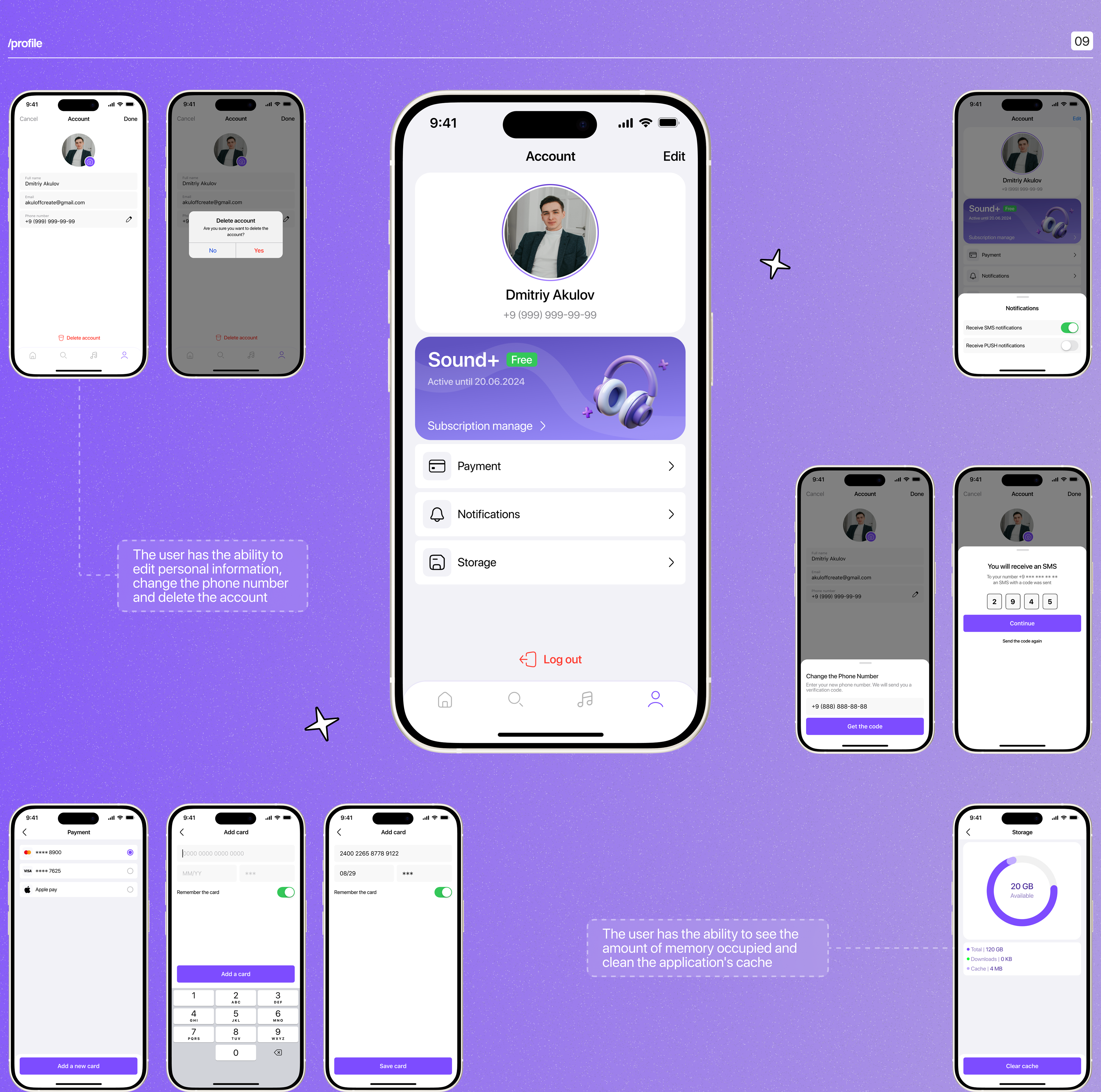 SoundSphere | Music Mobile App UX/UI — Изображение №16 — Интерфейсы на Dprofile