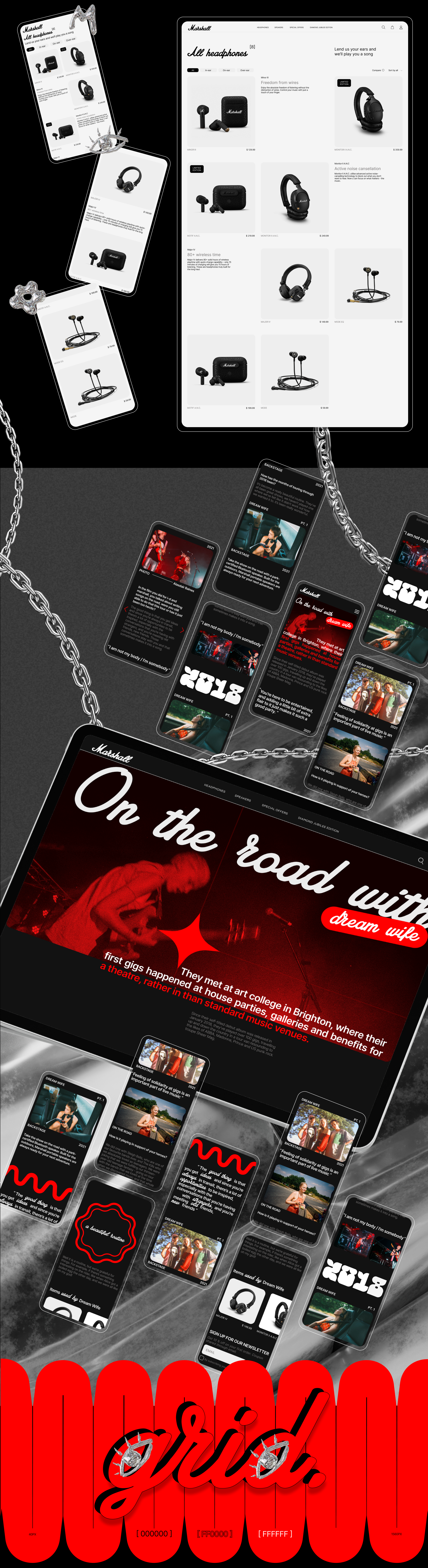 MARSHALL | E-COMMERCE REDESIGN — Изображение №7 — Интерфейсы на Dprofile