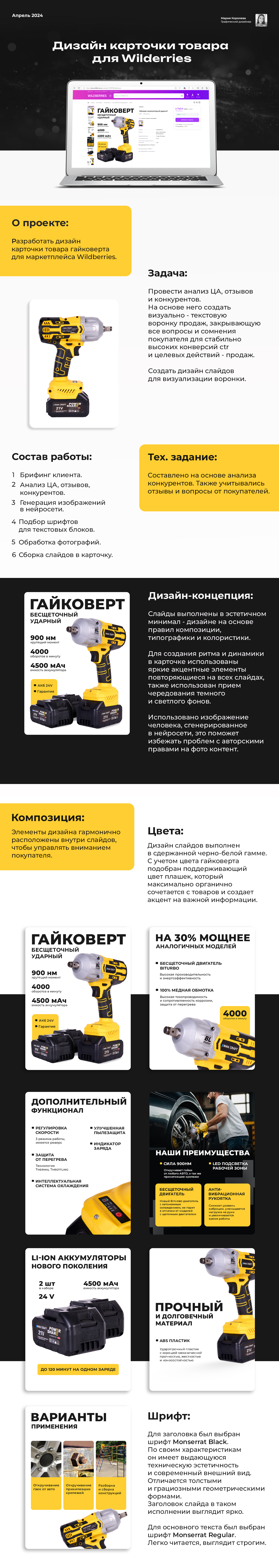 Инфографика для Wildberries. Техника. Минимализм — Изображение №1 — Маркетинг на Dprofile