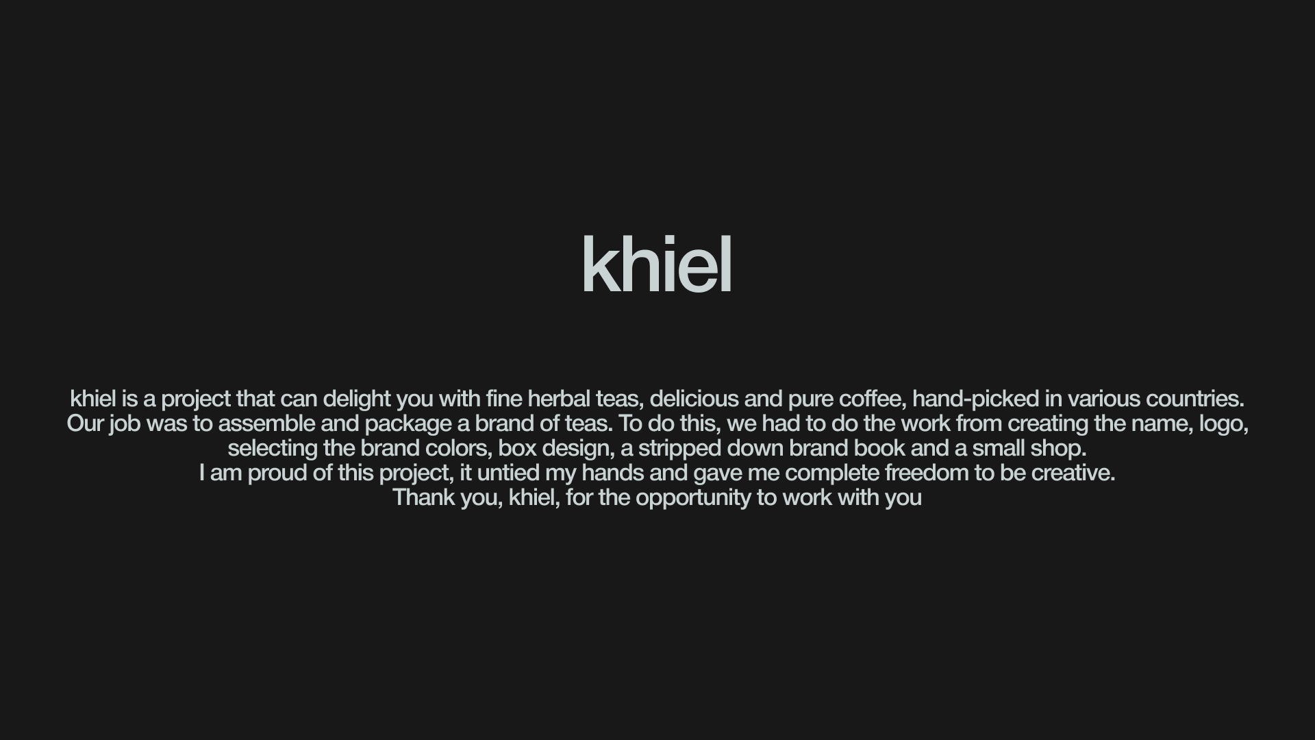khiel — Изображение №2 — Брендинг на Dprofile