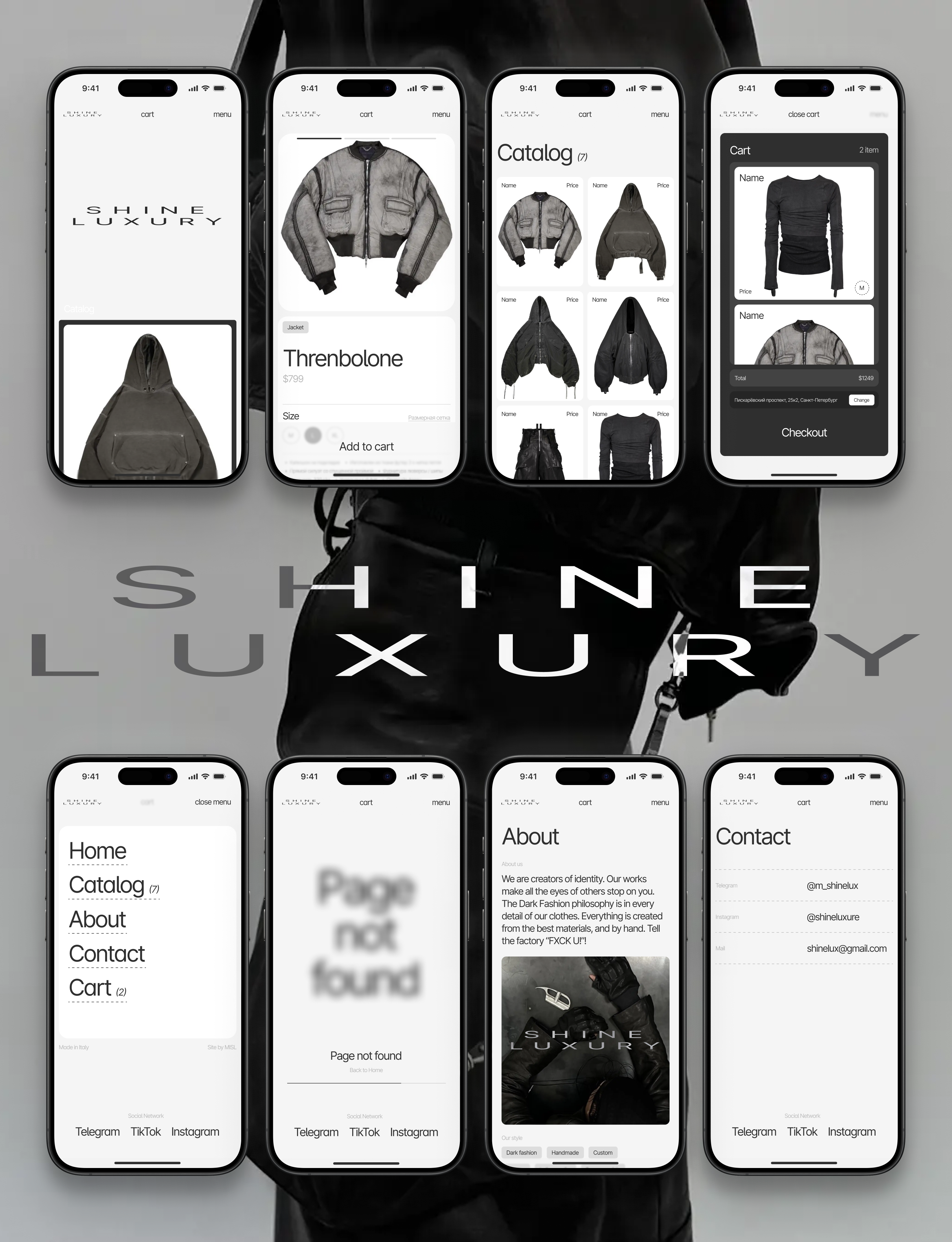 SHINE LUXURY — Изображение №8 — Интерфейсы на Dprofile