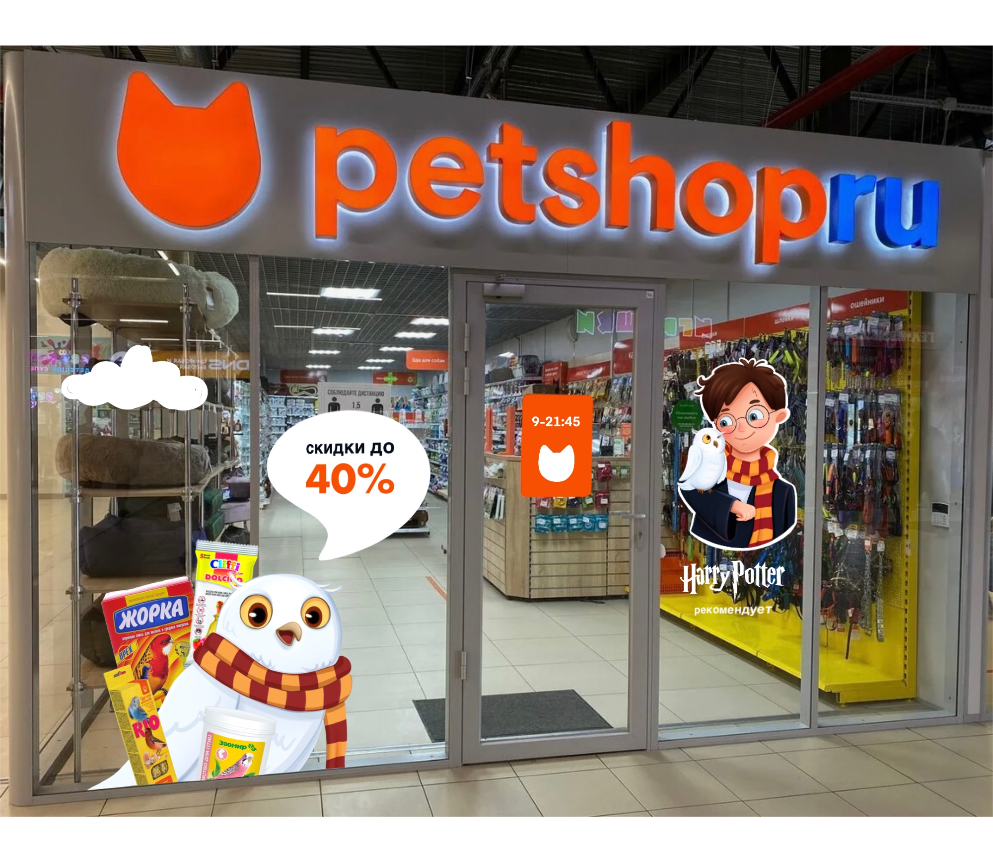 Petshop.ru и Гарри Поттер — Изображение №2 — Иллюстрация, Графика на Dprofile