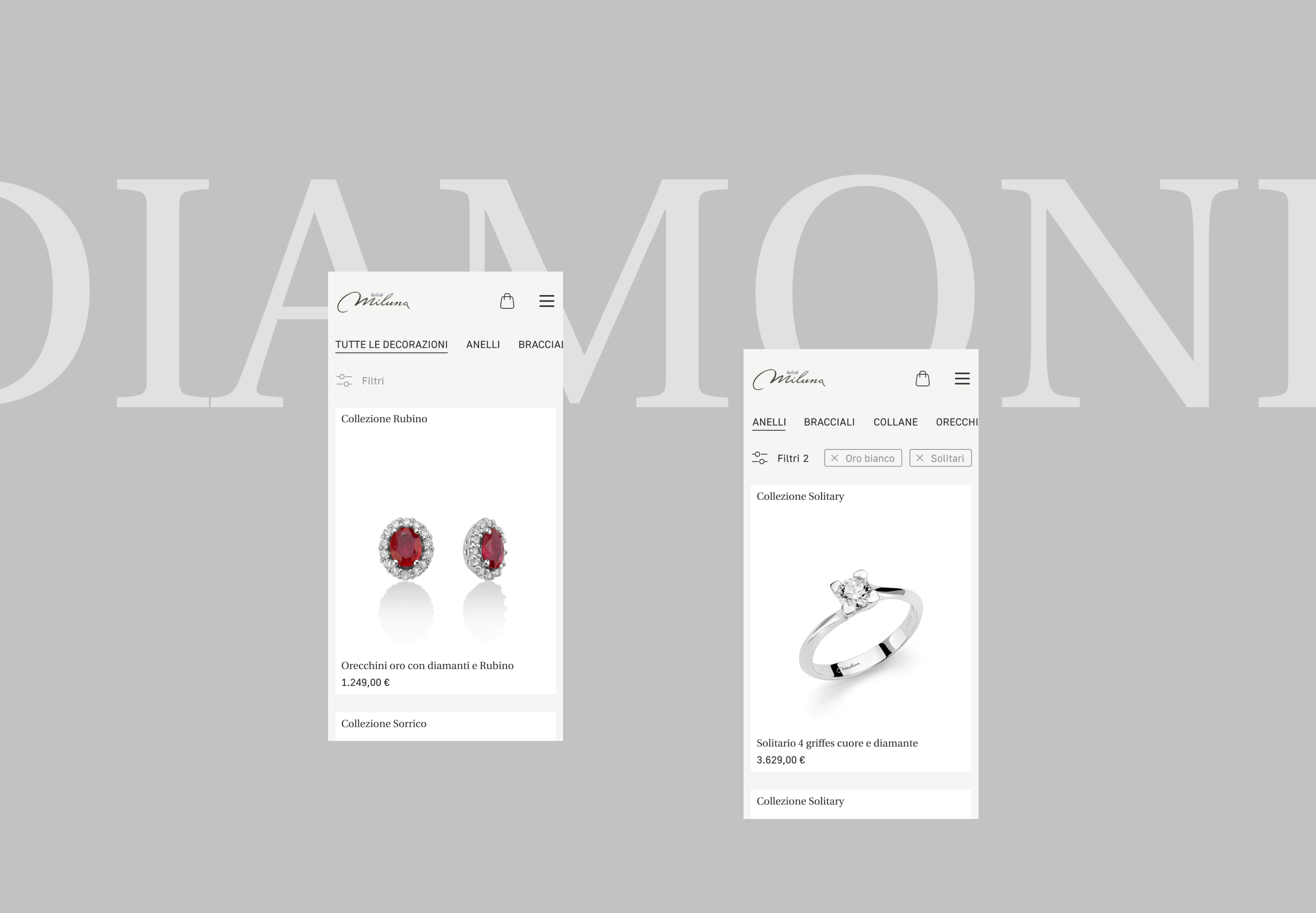 Miluna | redisign concept — Изображение №13 — Интерфейсы на Dprofile