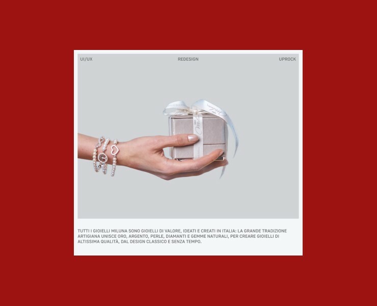 Miluna | redisign concept — Интерфейсы на Dprofile