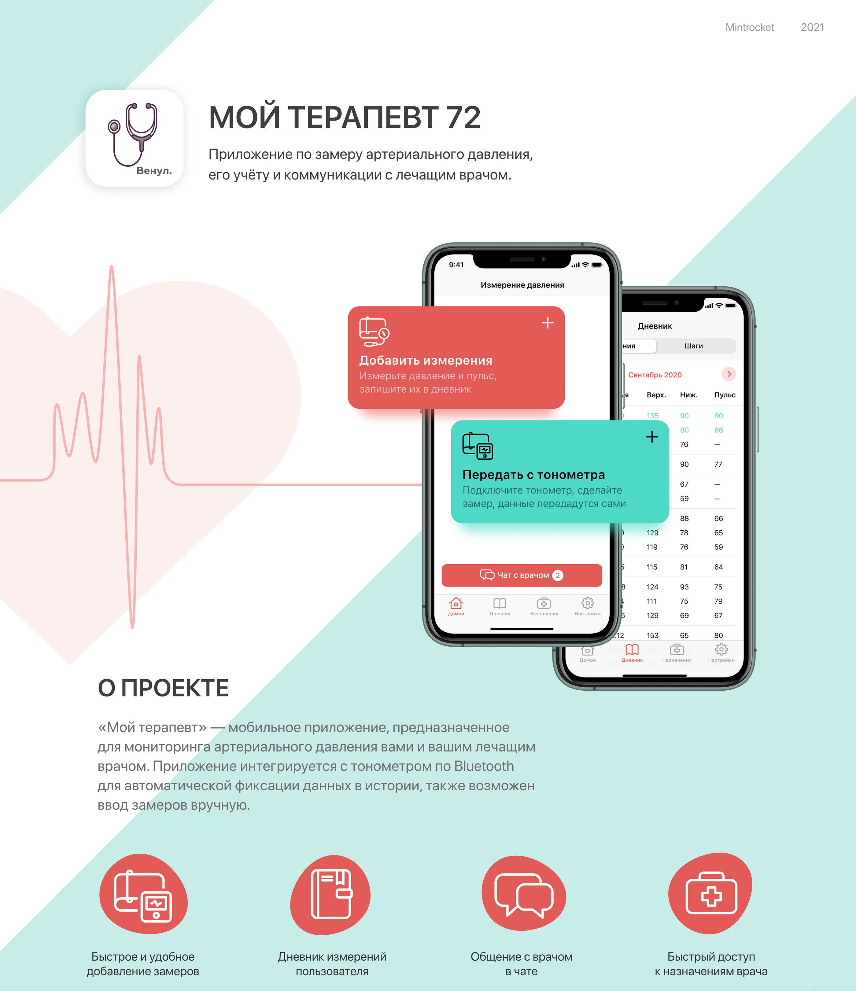 Мой терапевт 72 | Мобильное приложение — Изображение №1 — Интерфейсы на Dprofile