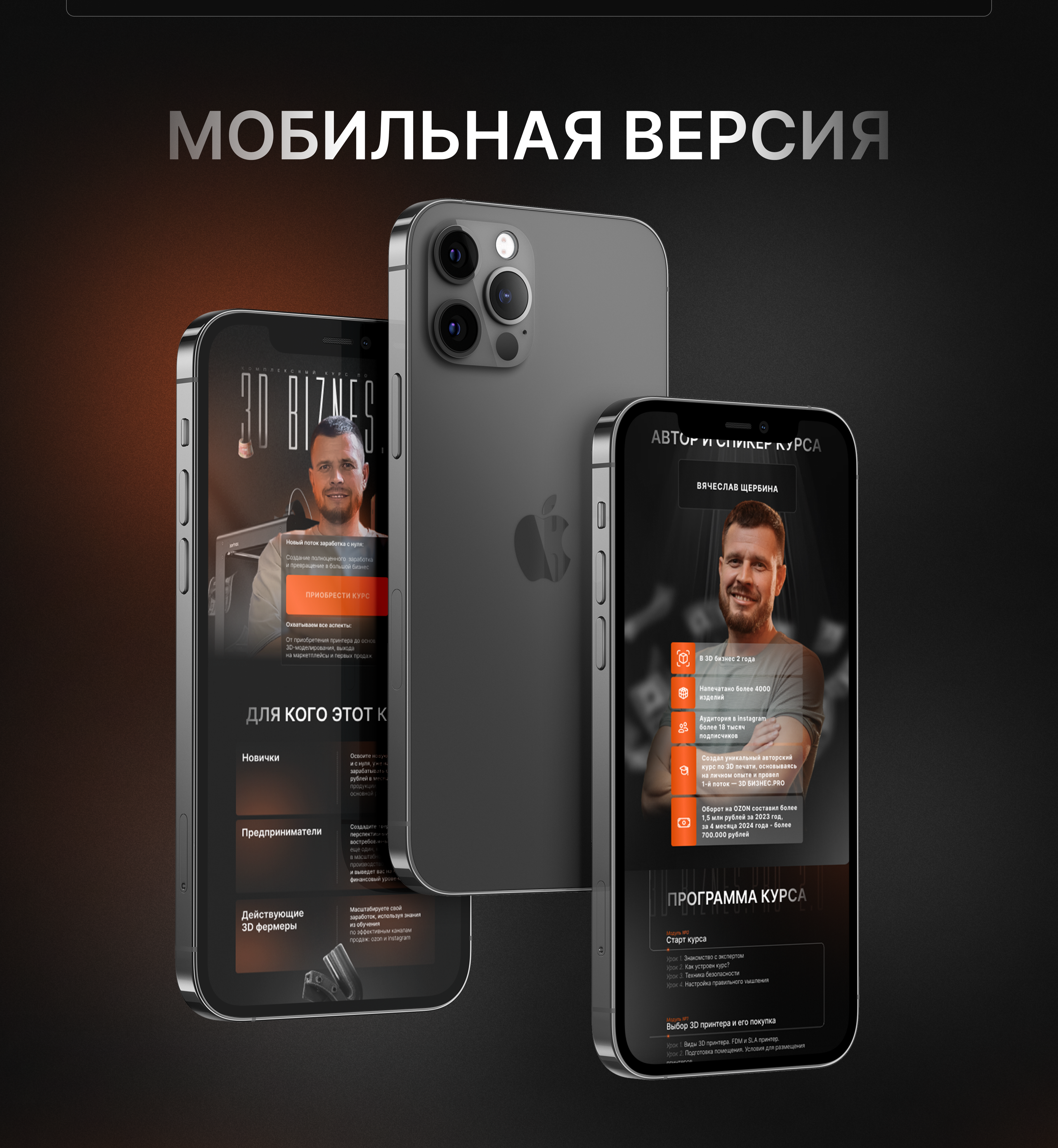 Landing page. Обучение 3D печати — Изображение №8 — Интерфейсы, Графика на Dprofile
