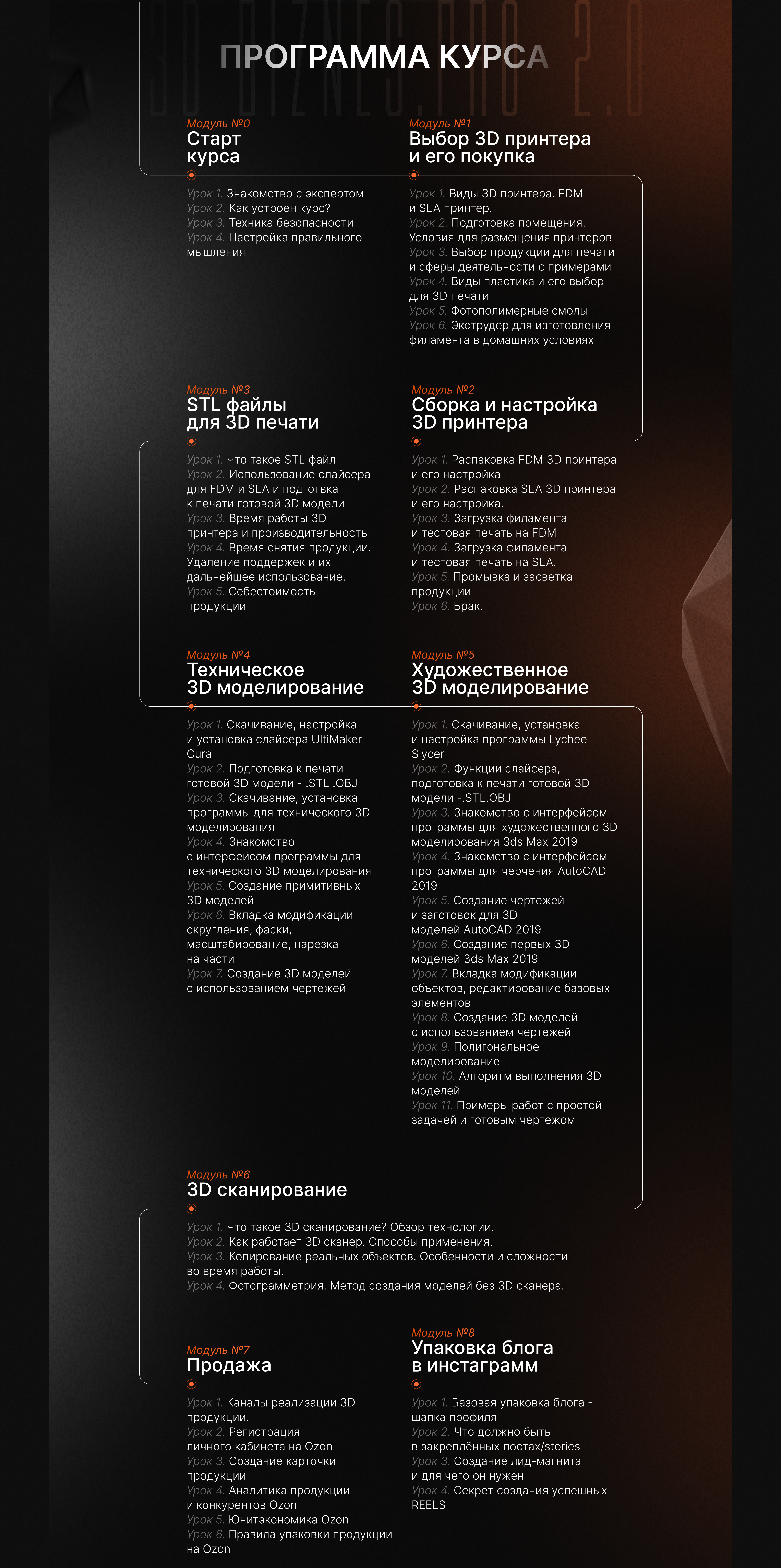 Landing page. Обучение 3D печати — Изображение №4 — Интерфейсы, Графика на Dprofile