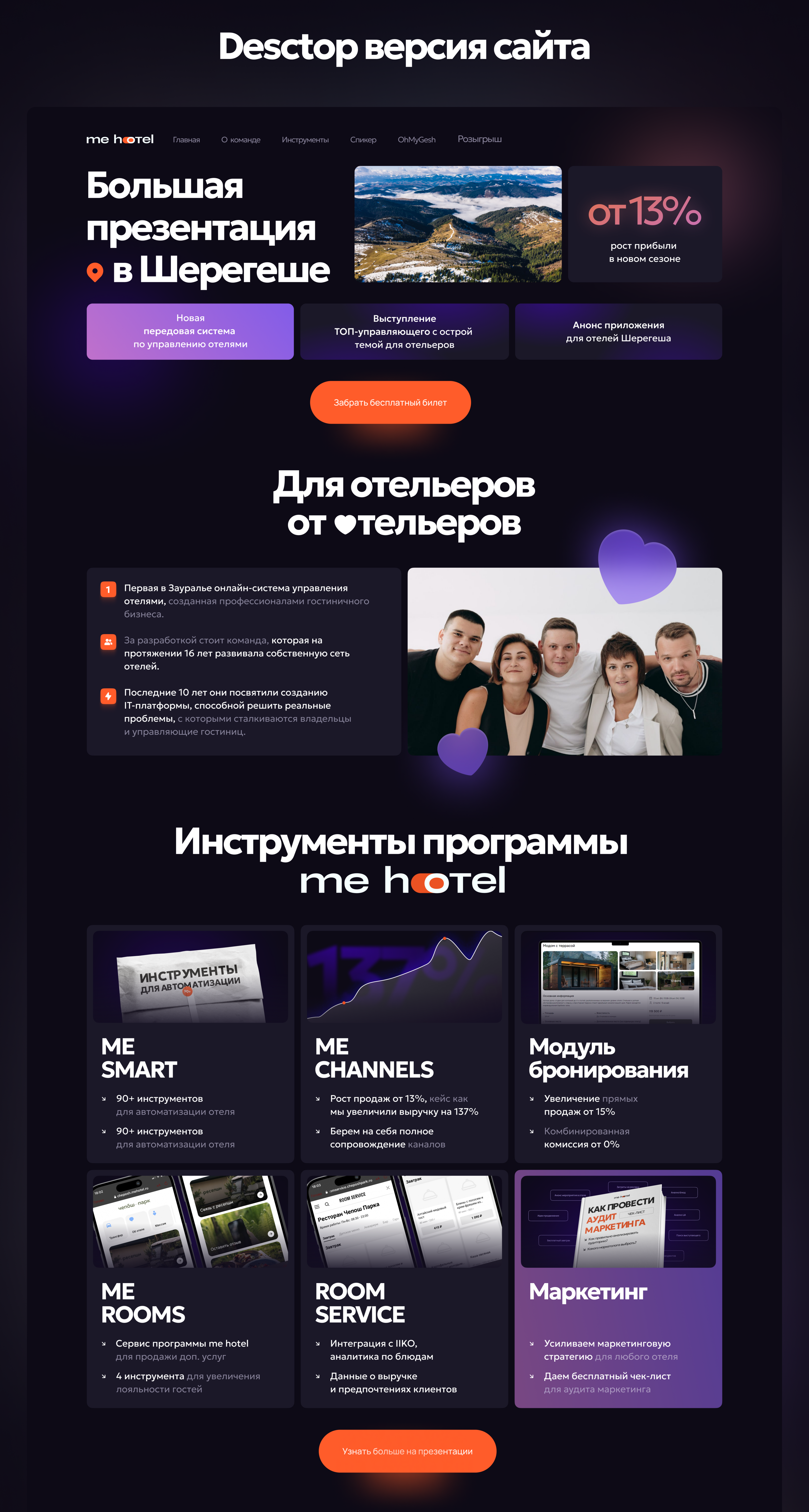 Лендинг для презентации приложения | Landing page — Изображение №2 — Интерфейсы, Графика на Dprofile