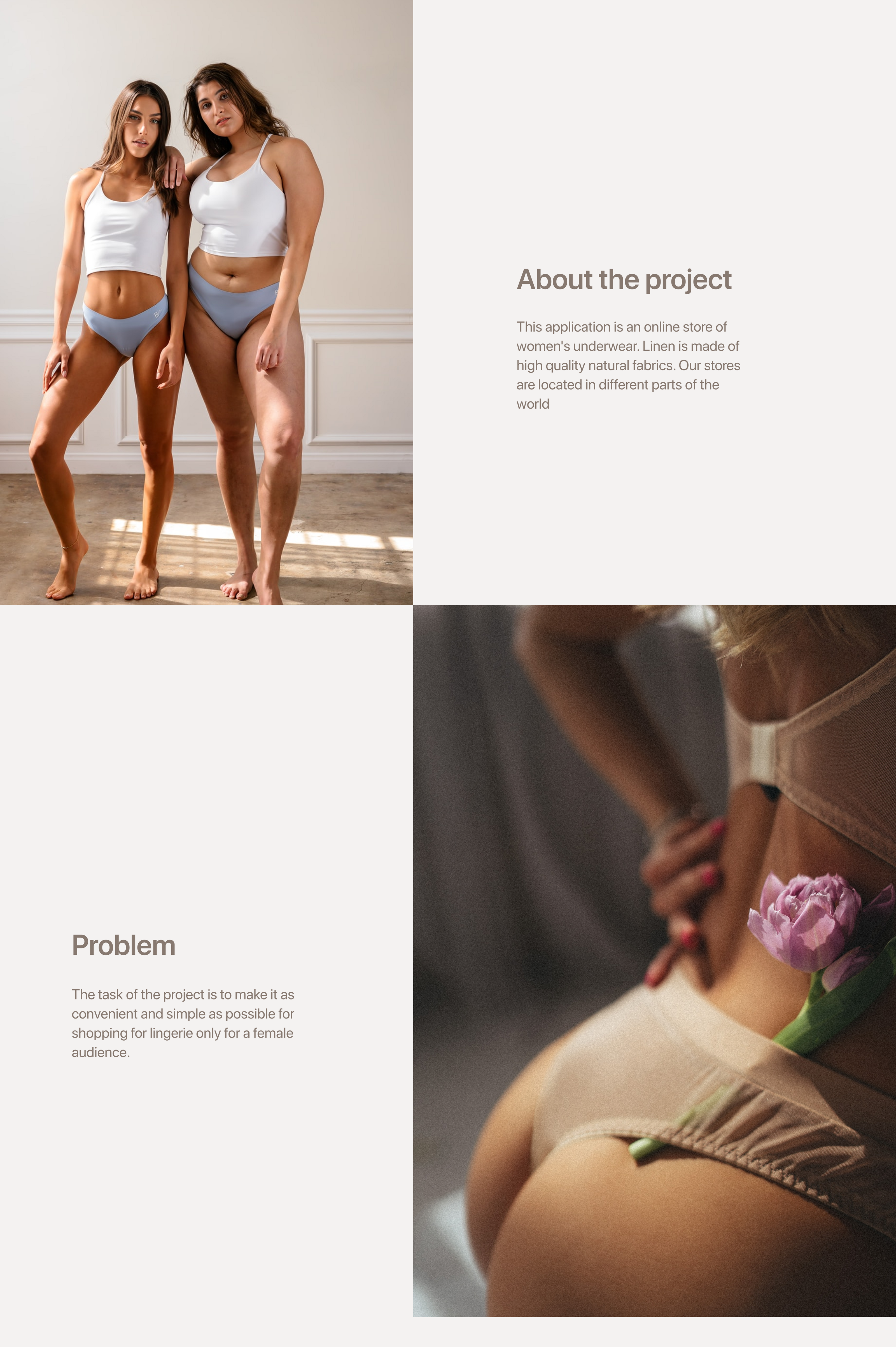 Mobile application of women's lingerie shop — Изображение №2 — Интерфейсы на Dprofile
