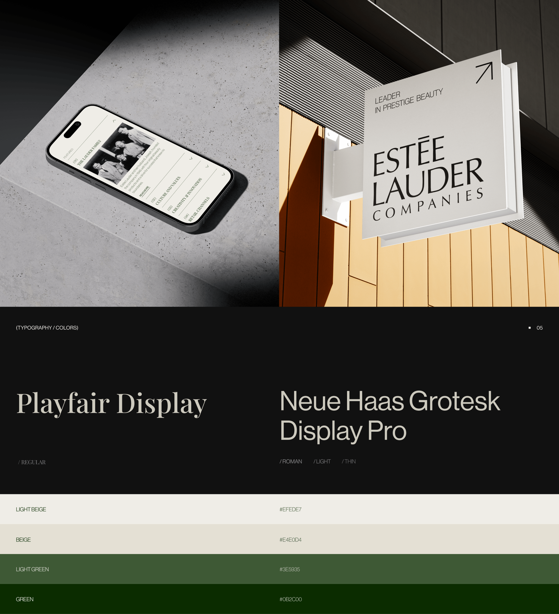 ESTEE LAUDER COMPANIES | Corporate website redesign — Изображение №9 — Интерфейсы на Dprofile