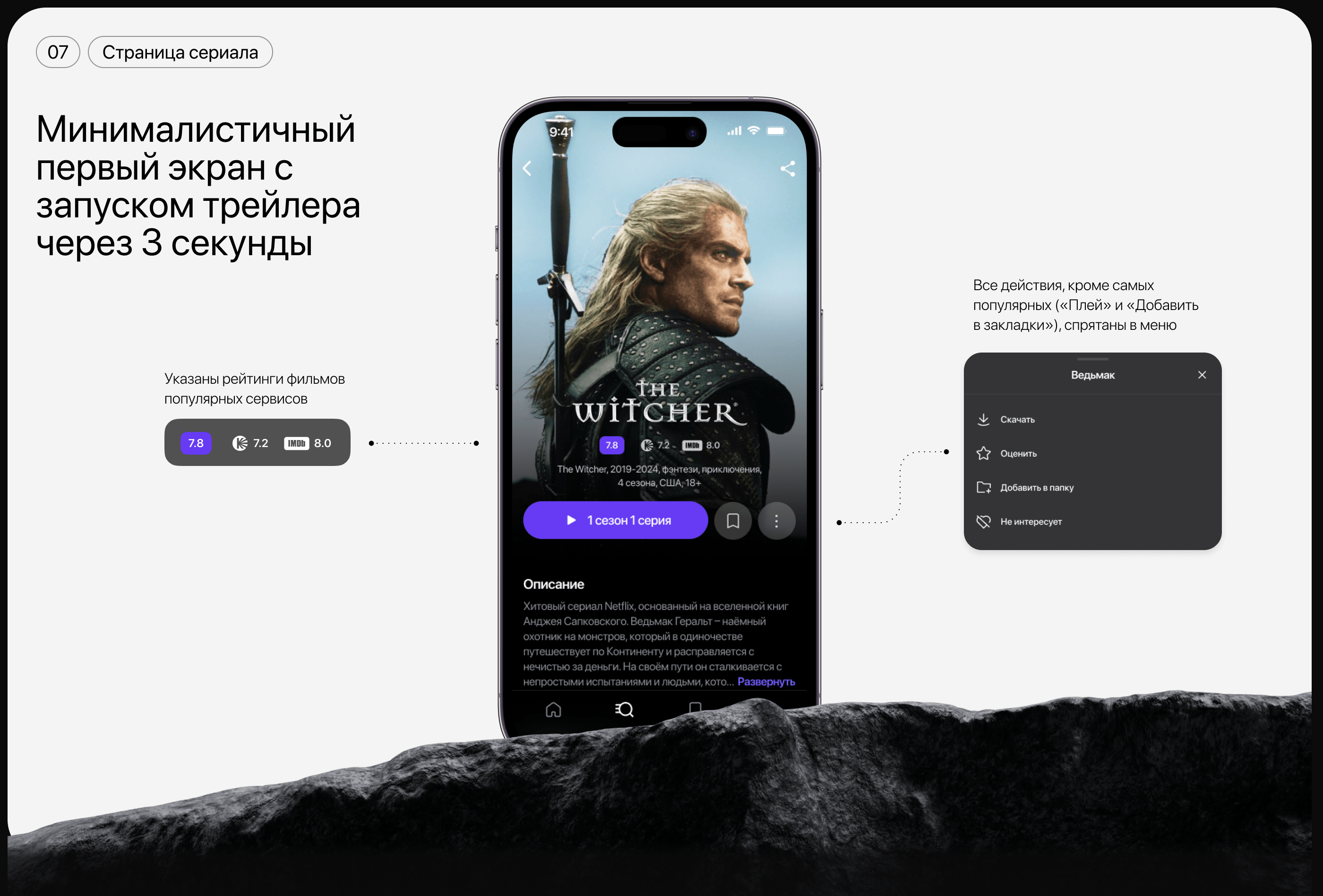 LUMOS | Online cinema app — Изображение №8 — Интерфейсы на Dprofile
