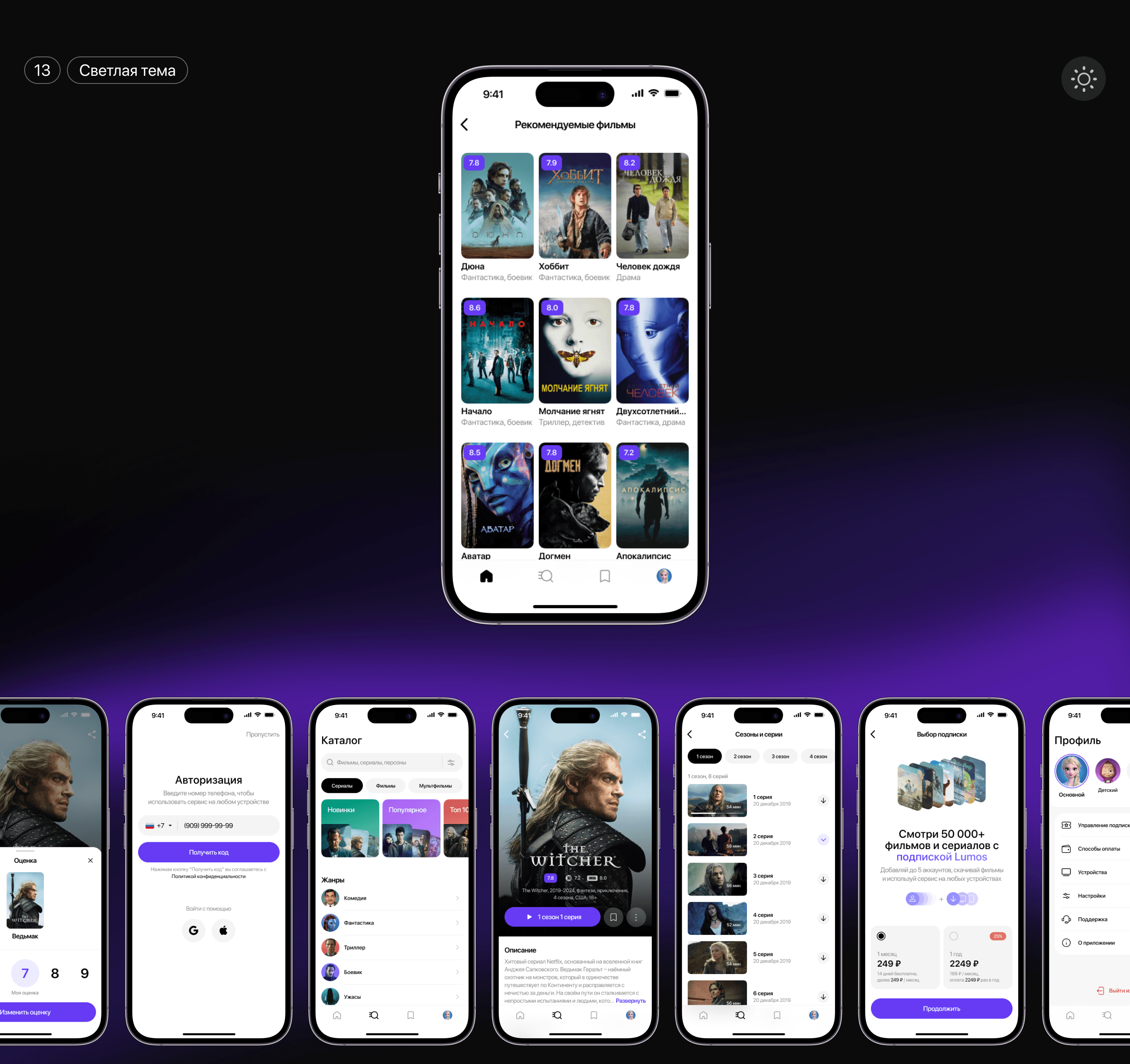 LUMOS | Online cinema app — Изображение №15 — Интерфейсы на Dprofile