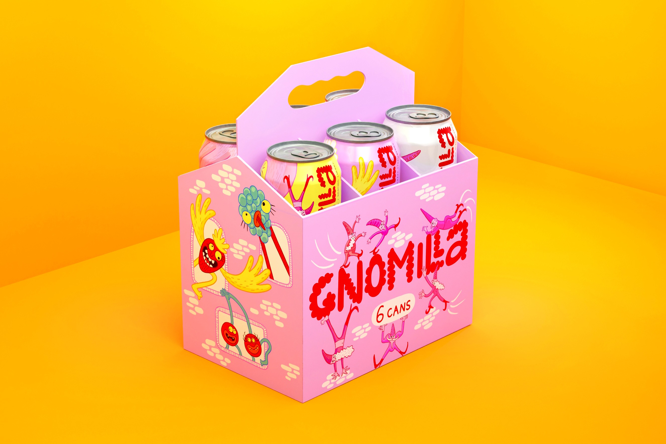 GNOMILLA | Дизайн газировки — Изображение №21 — Брендинг, Иллюстрация на Dprofile