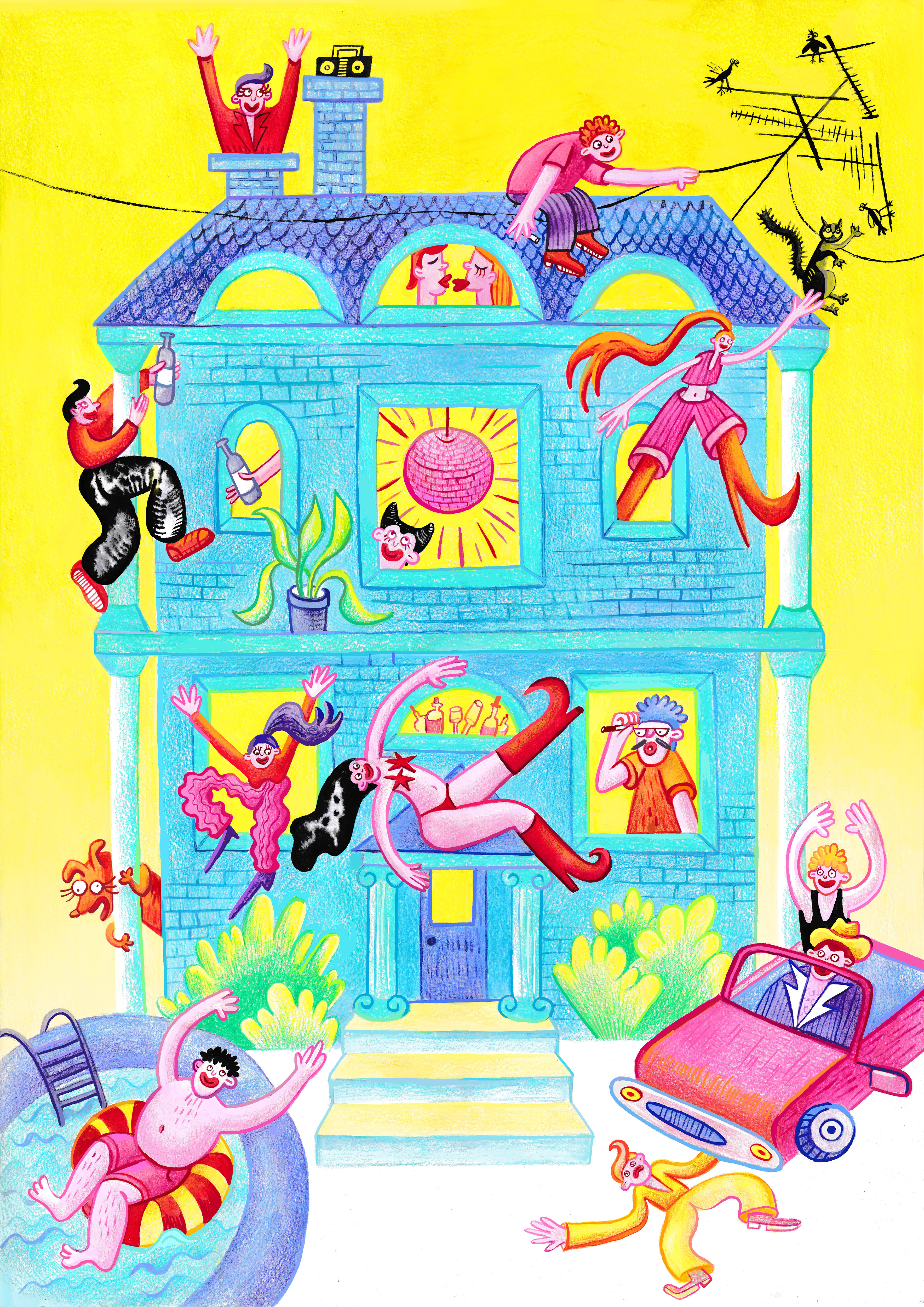 Вечеринка | Плакаты — Изображение №7 — Иллюстрация, Графика на Dprofile