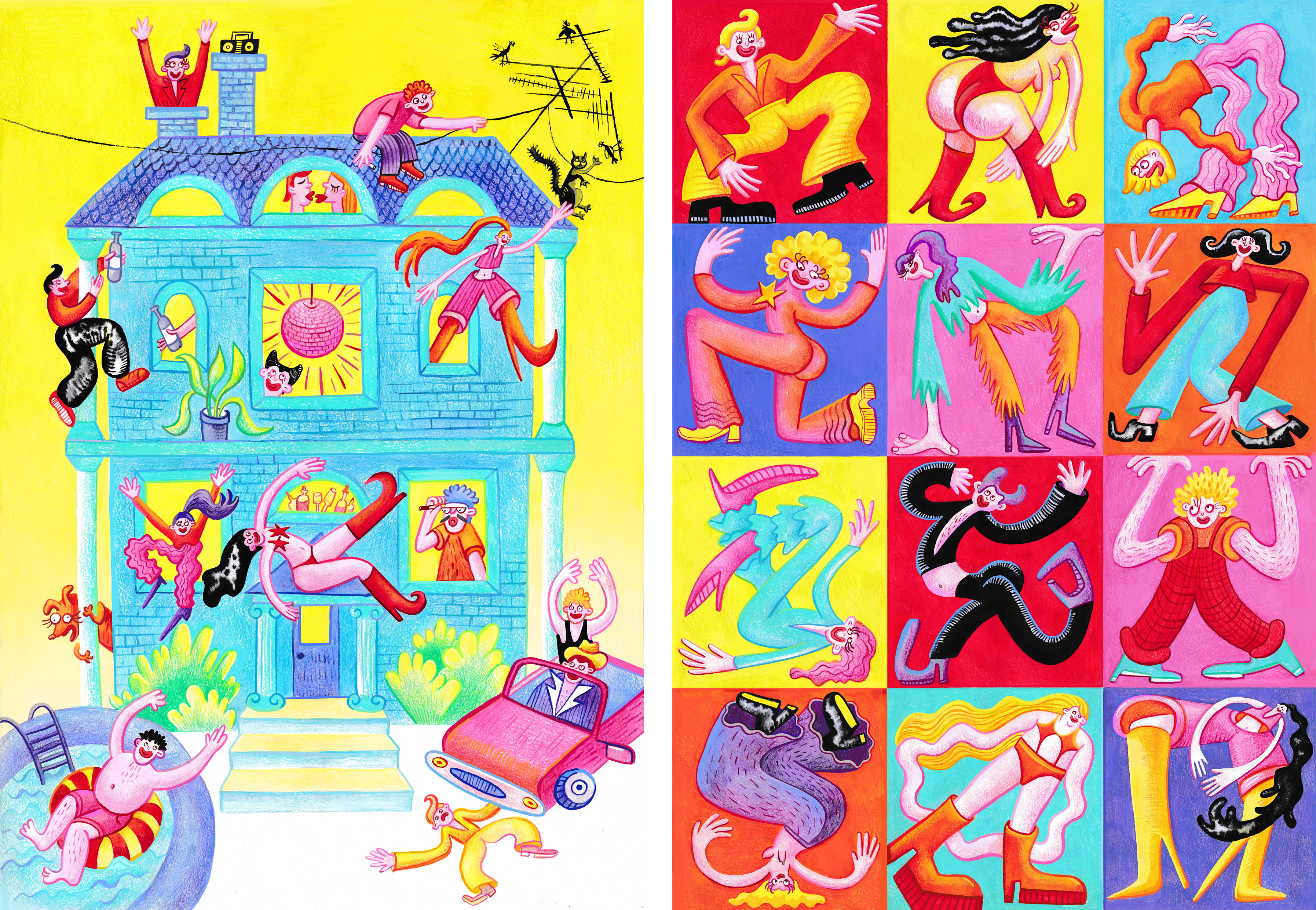 Вечеринка | Плакаты — Изображение №2 — Иллюстрация, Графика на Dprofile