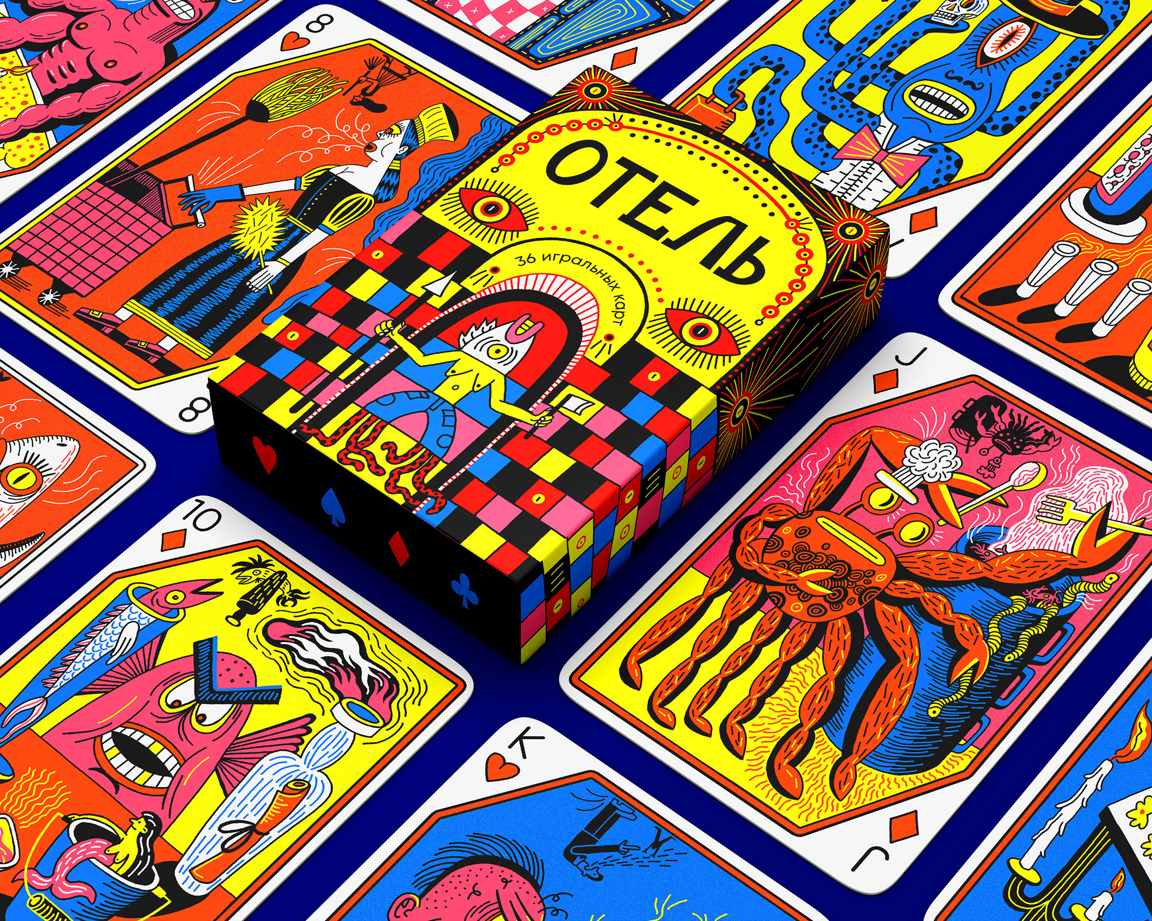 Отель | Игральные карты — Изображение №3 — Брендинг, Иллюстрация на Dprofile