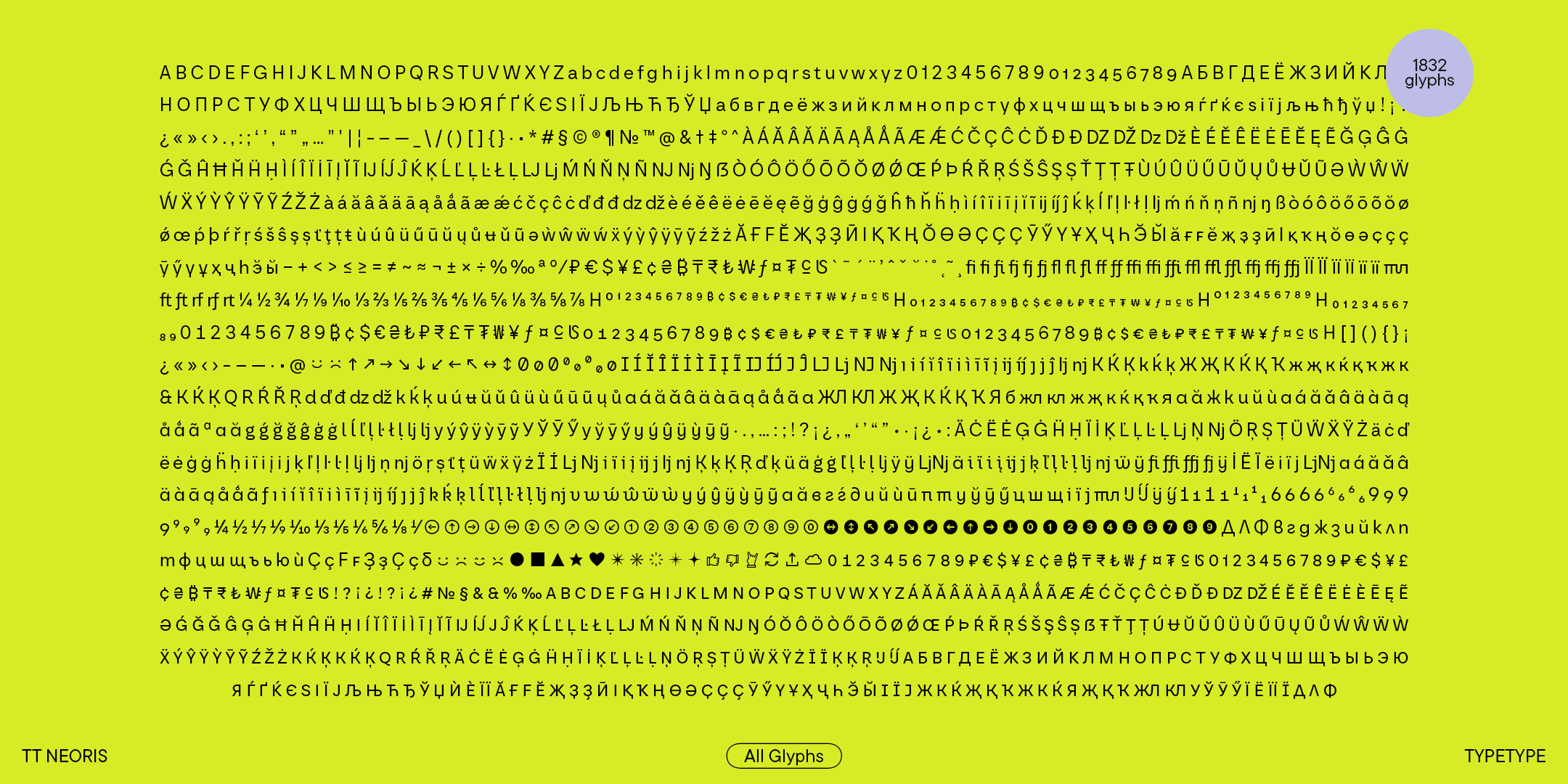 TT Neoris NEW FONT — Изображение №8 — Графика на Dprofile