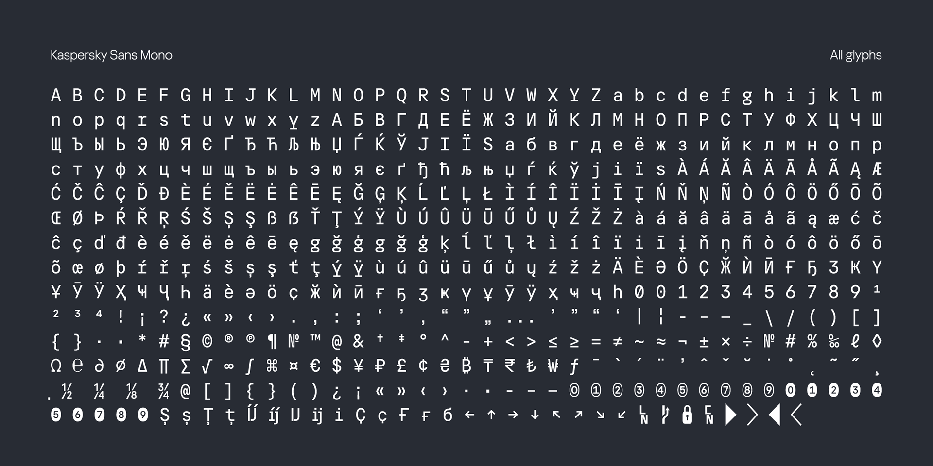 Kaspersky Sans — corporate font family — Изображение №17 — Брендинг, Графика на Dprofile