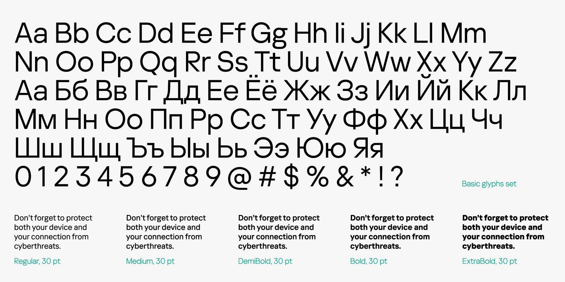 Kaspersky Sans — corporate font family — Изображение №9 — Брендинг, Графика на Dprofile