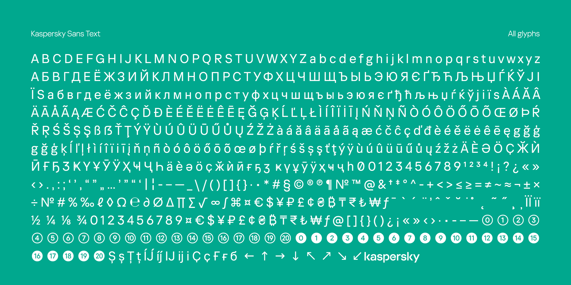Kaspersky Sans — corporate font family — Изображение №10 — Брендинг, Графика на Dprofile