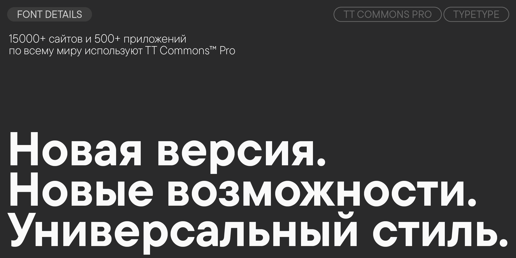 TT Commons Pro UPD 2024 — Изображение №3 — Графика на Dprofile