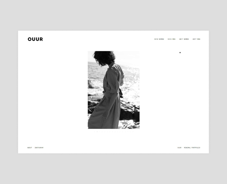 OUUR : Clothing — Интерфейсы на Dprofile