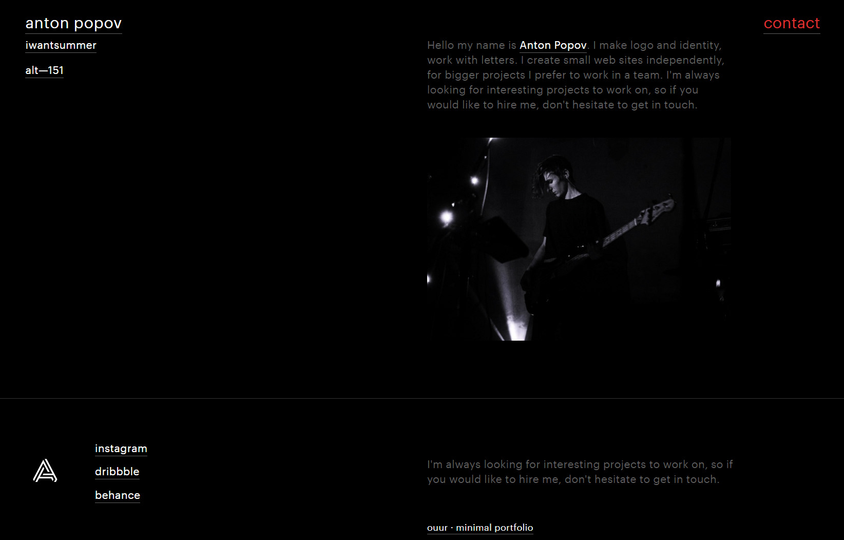 OUUR : Anton Popov — Изображение №2 — Интерфейсы на Dprofile