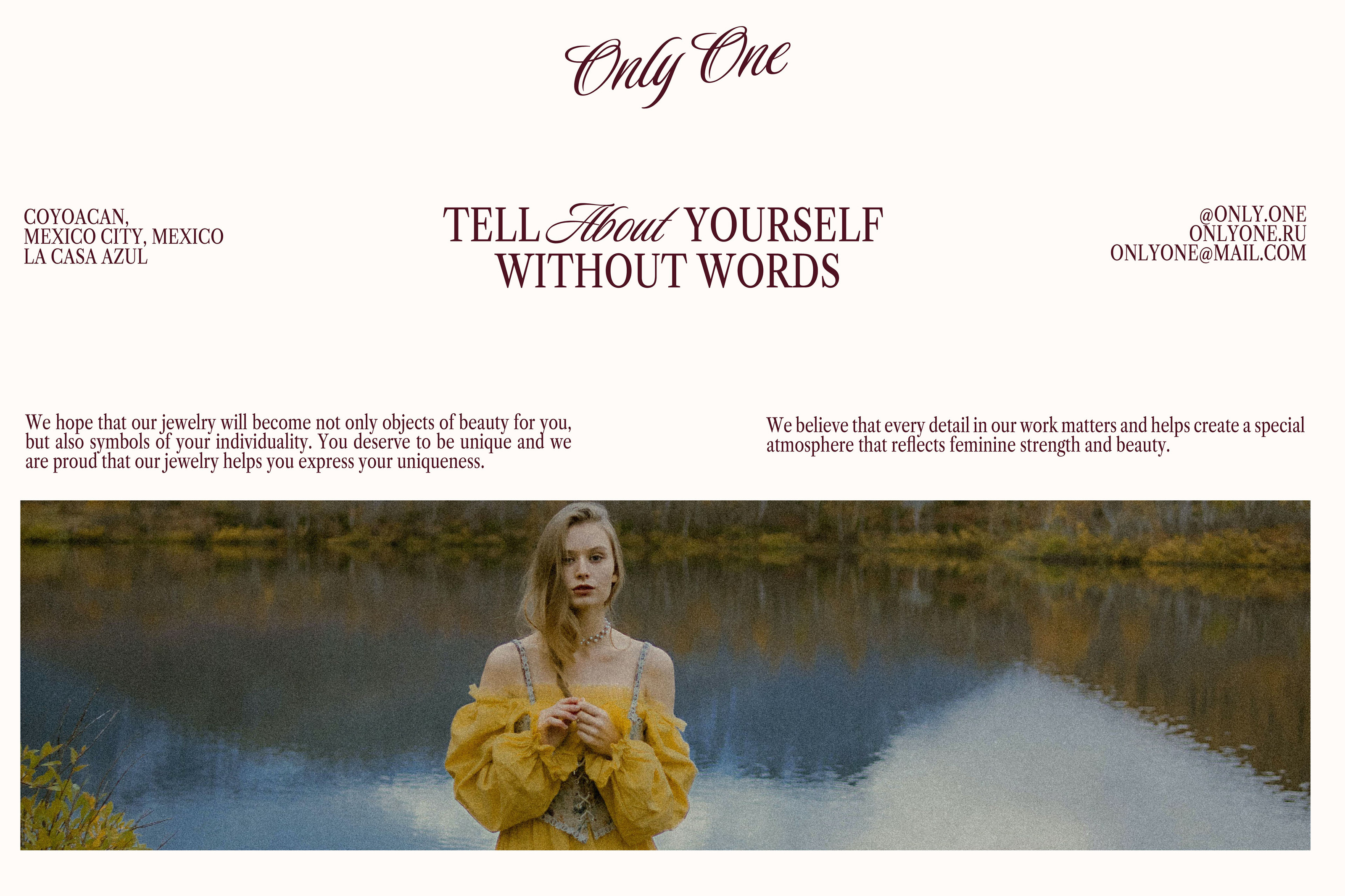 Only One | Фирменный стиль для бренда украшений — Изображение №12 — Брендинг на Dprofile