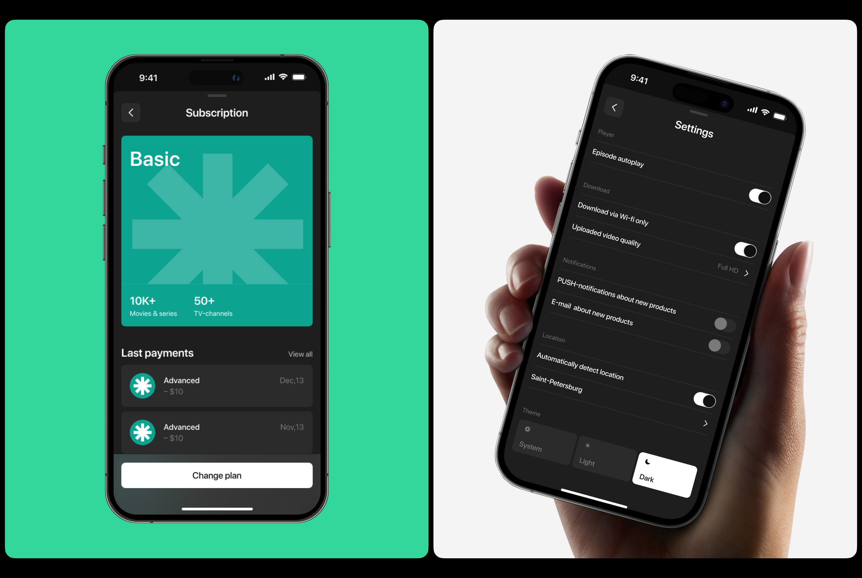 Noir — Online cinema — Изображение №24 — Интерфейсы на Dprofile