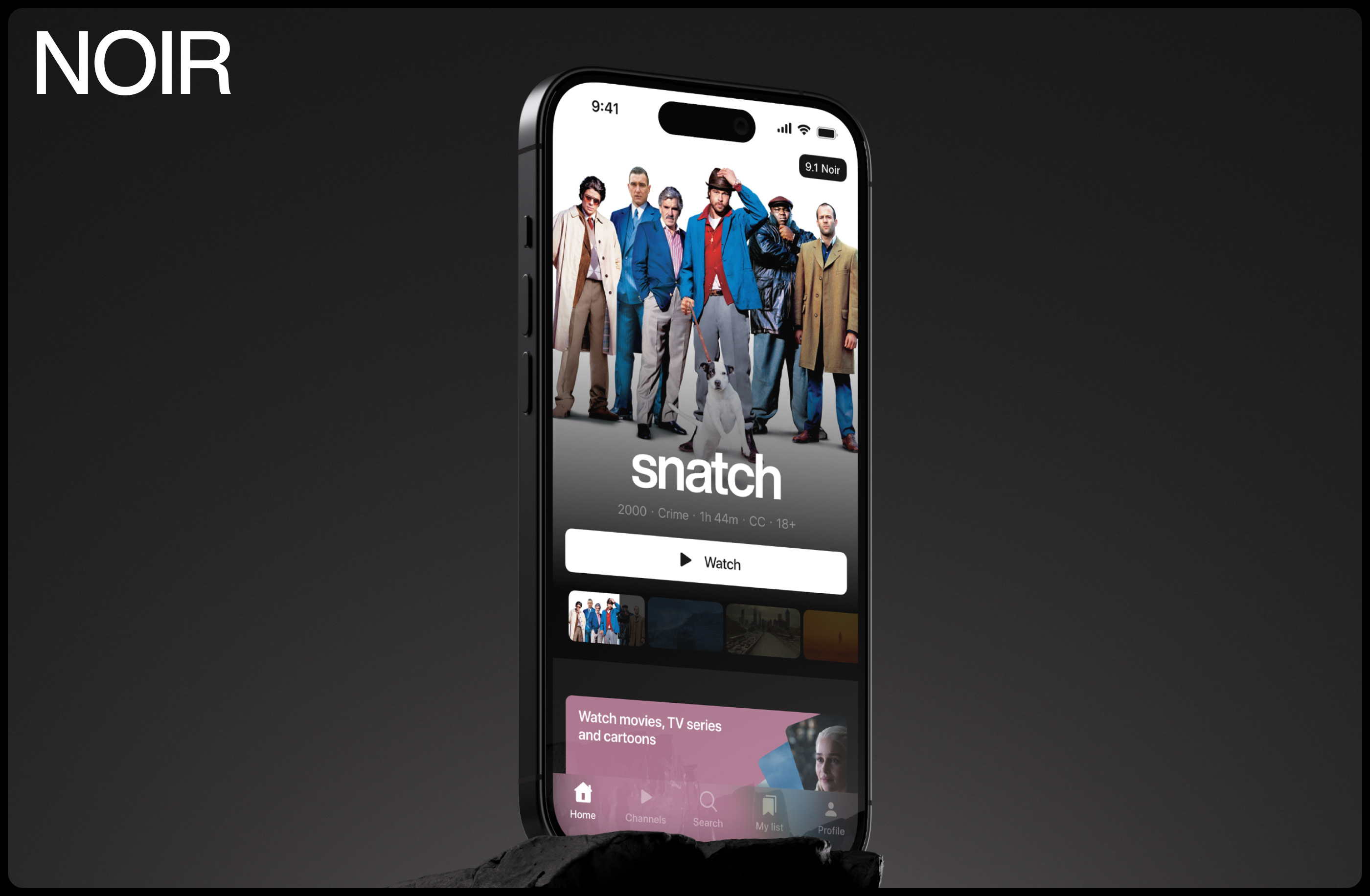 Noir — Online cinema — Изображение №1 — Интерфейсы на Dprofile