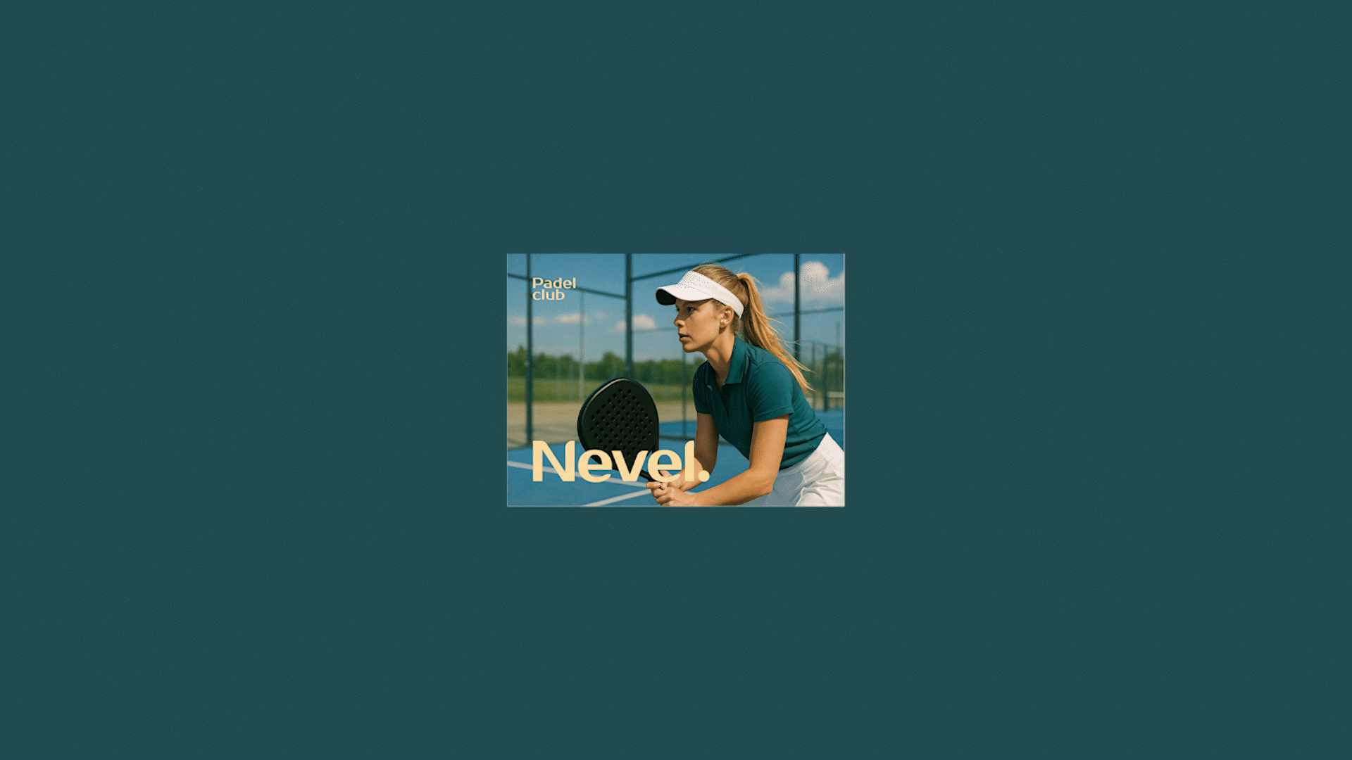Nevel Padel club — Изображение №9 — Брендинг на Dprofile
