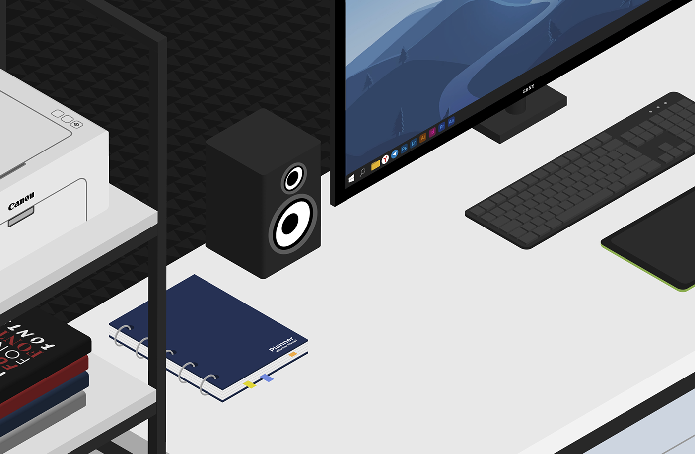 Isometric room — Изображение №4 — Иллюстрация на Dprofile